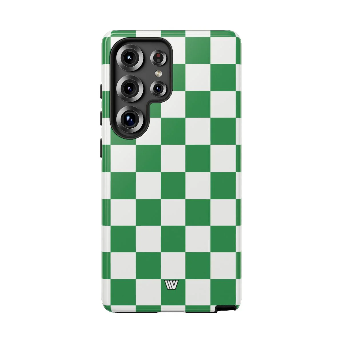 GREEN WHITE CHECKERBOARD | Tough Phone Case - Image 102