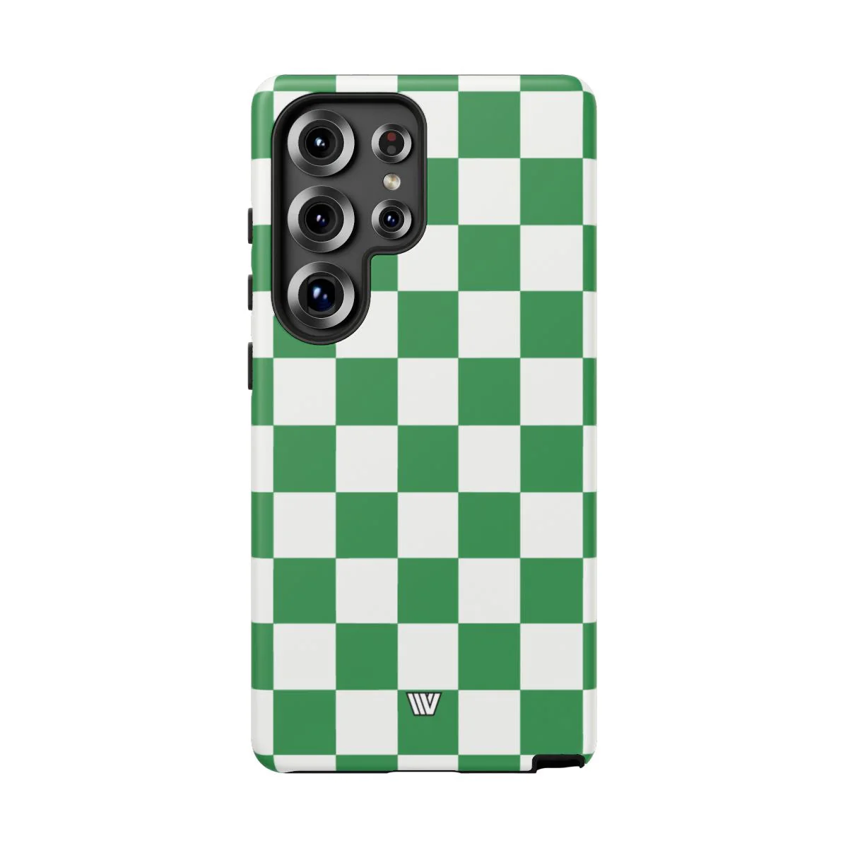 GREEN WHITE CHECKERBOARD | Tough Phone Case - Image 103