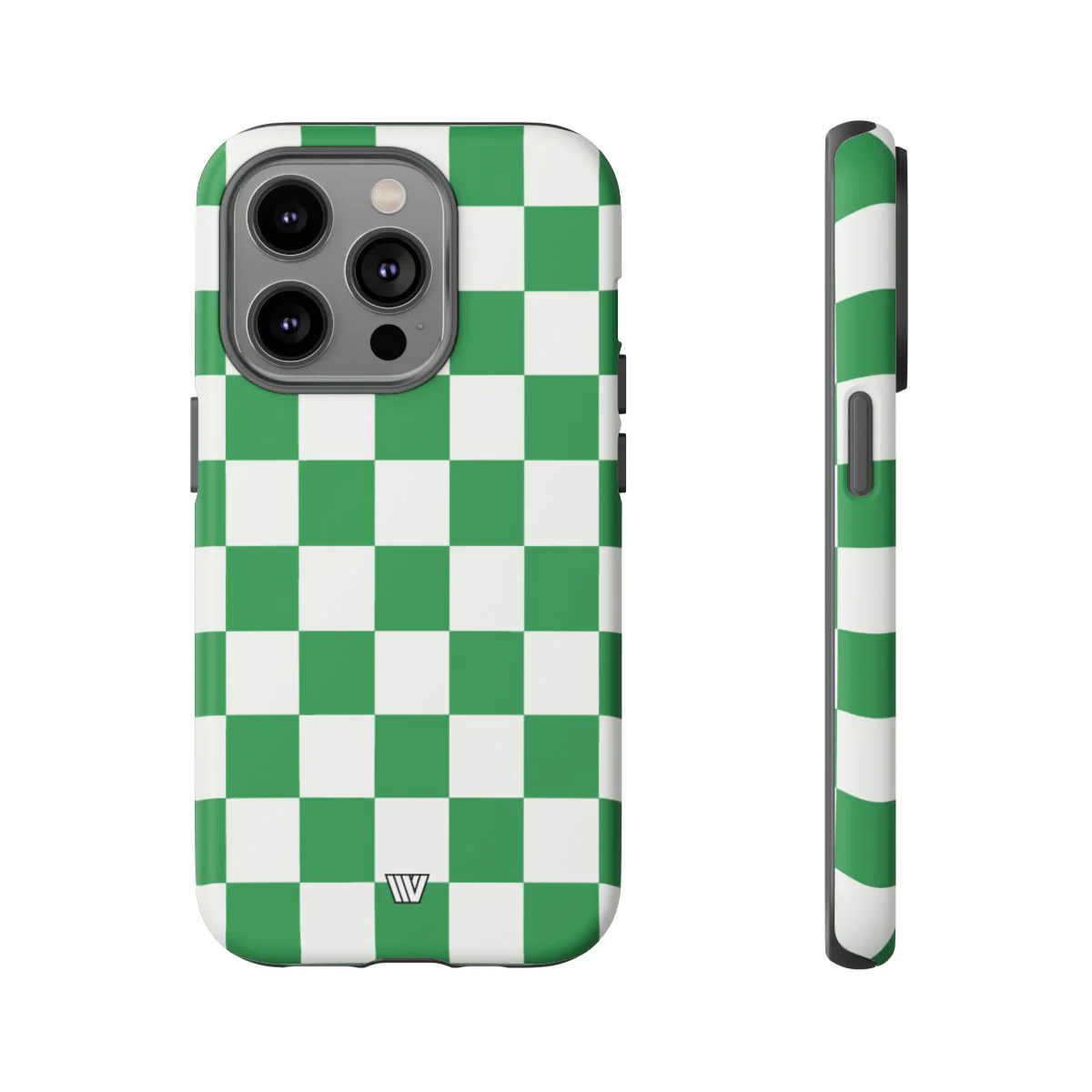 GREEN WHITE CHECKERBOARD | Tough Phone Case - Image 20
