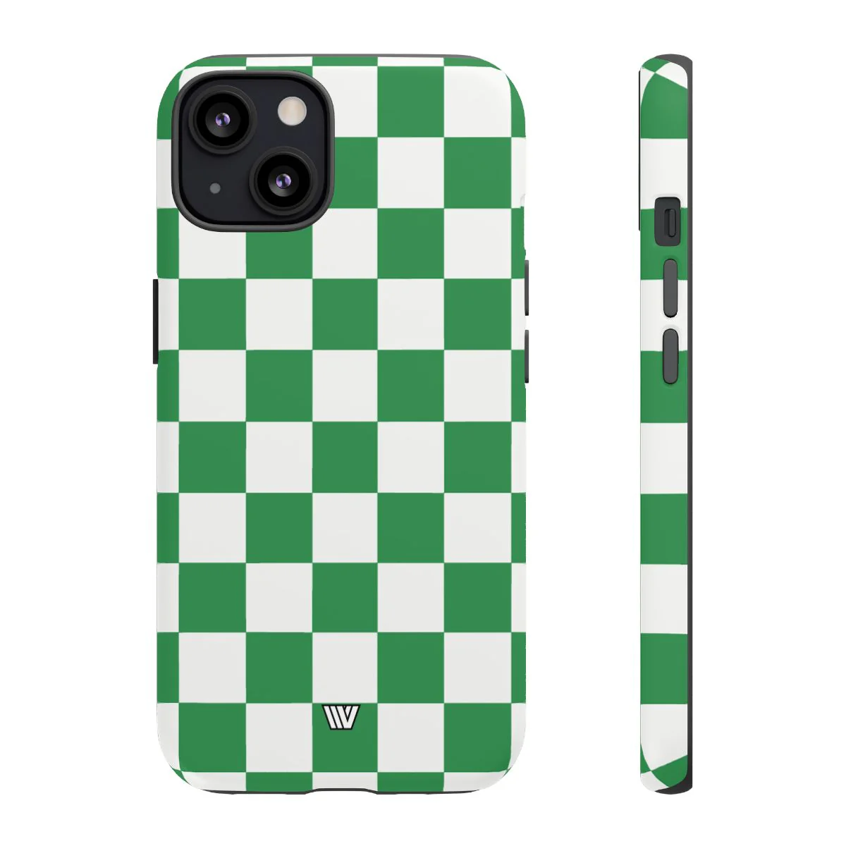 GREEN WHITE CHECKERBOARD | Tough Phone Case - Image 26