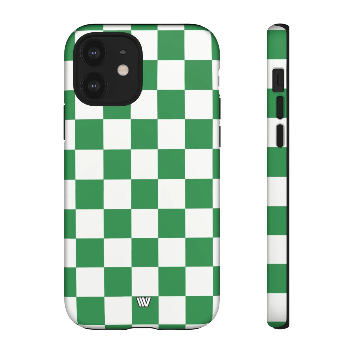 GREEN WHITE CHECKERBOARD | Tough Phone Case - Image 32
