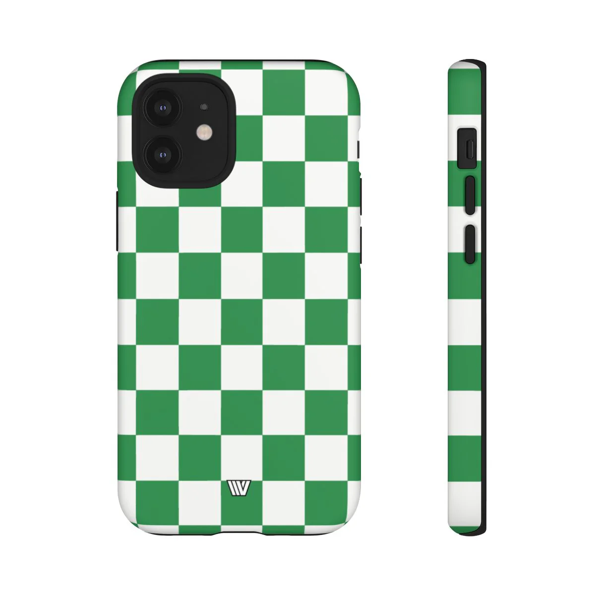 GREEN WHITE CHECKERBOARD | Tough Phone Case - Image 34