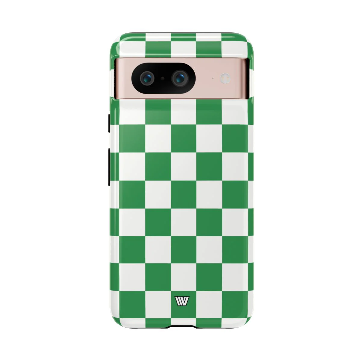 GREEN WHITE CHECKERBOARD | Tough Phone Case - Image 38