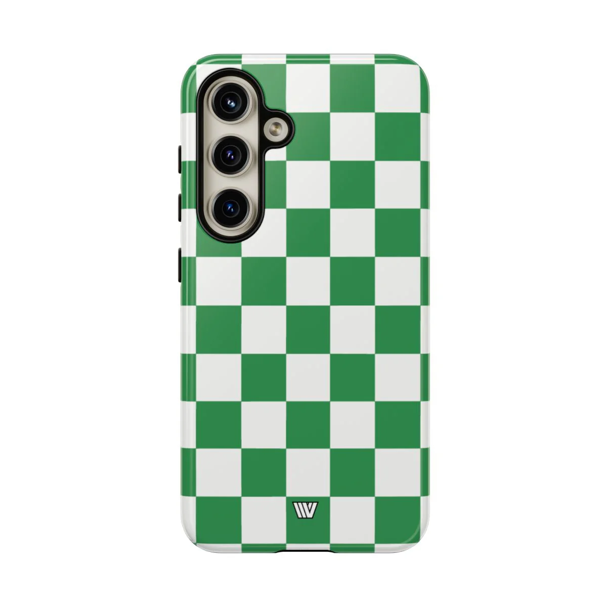 GREEN WHITE CHECKERBOARD | Tough Phone Case - Image 44