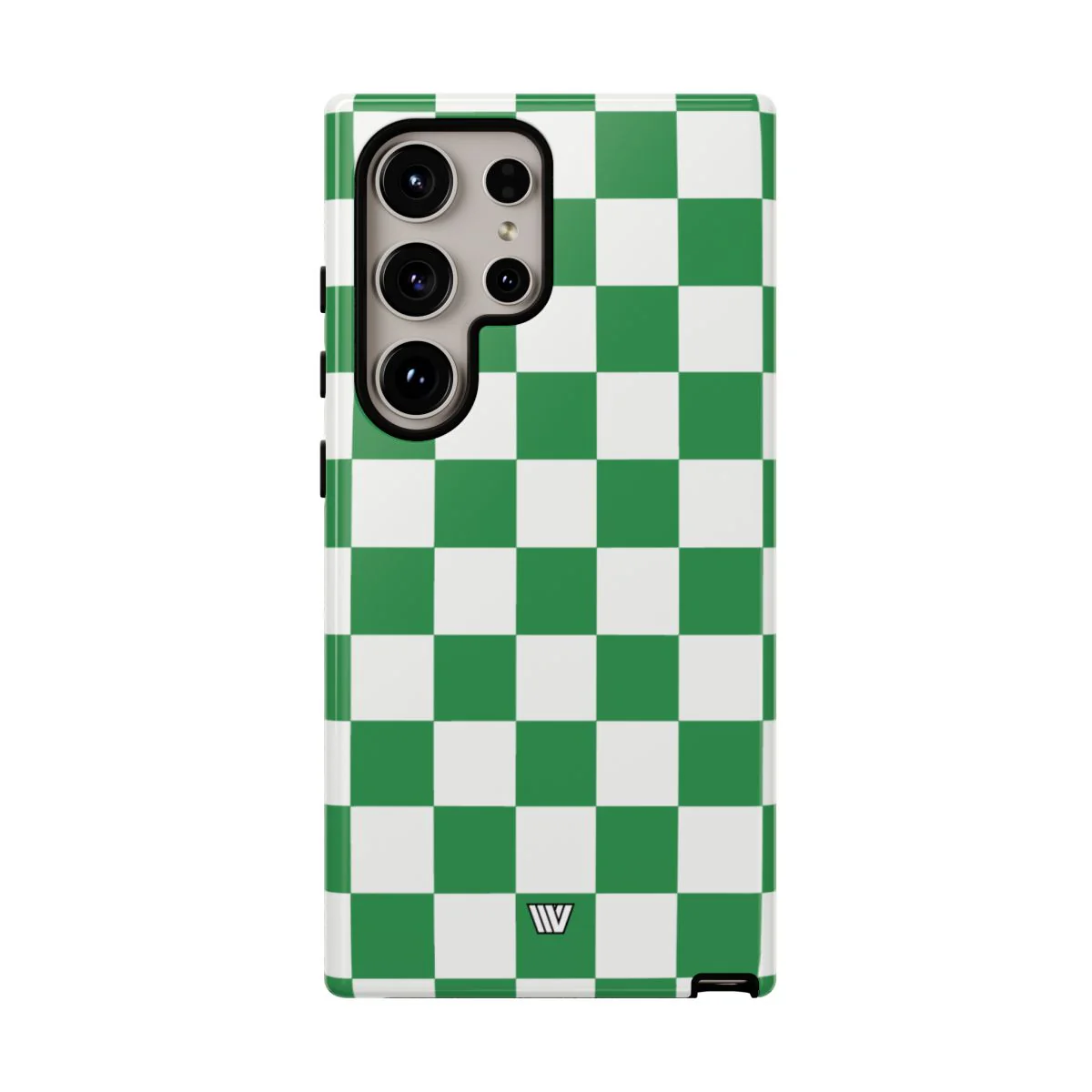 GREEN WHITE CHECKERBOARD | Tough Phone Case - Image 48