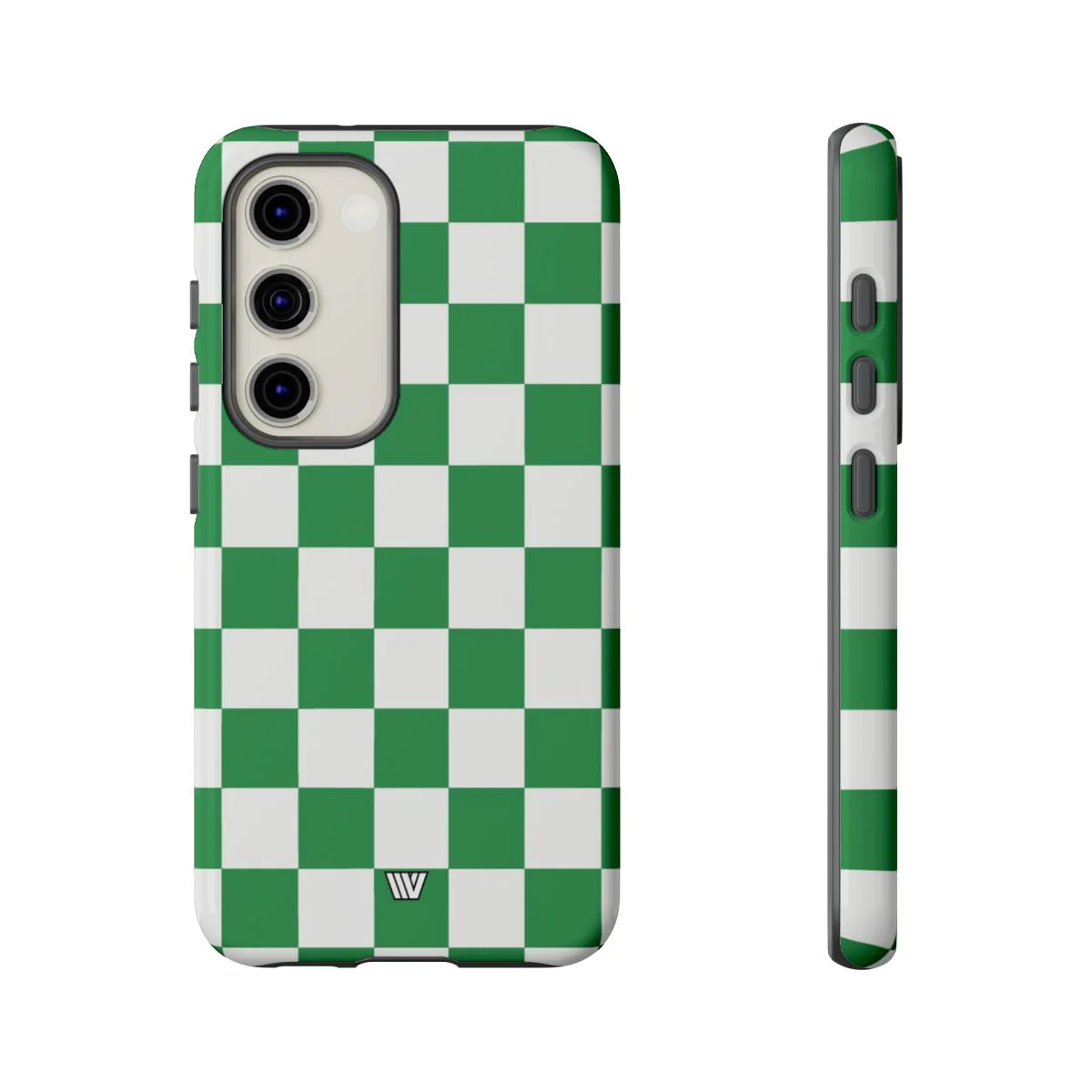 GREEN WHITE CHECKERBOARD | Tough Phone Case - Image 50