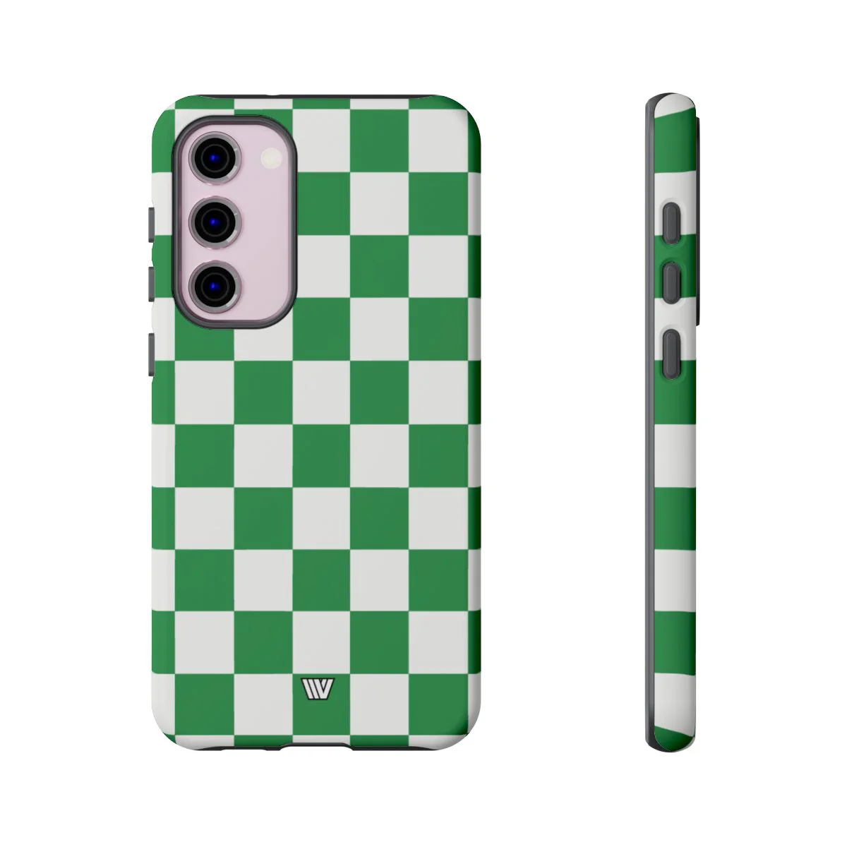 GREEN WHITE CHECKERBOARD | Tough Phone Case - Image 53