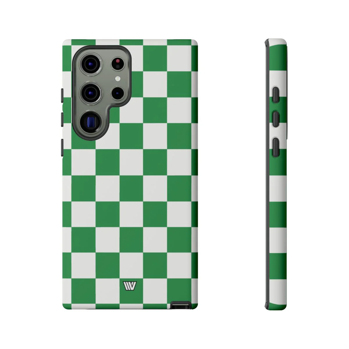GREEN WHITE CHECKERBOARD | Tough Phone Case - Image 55