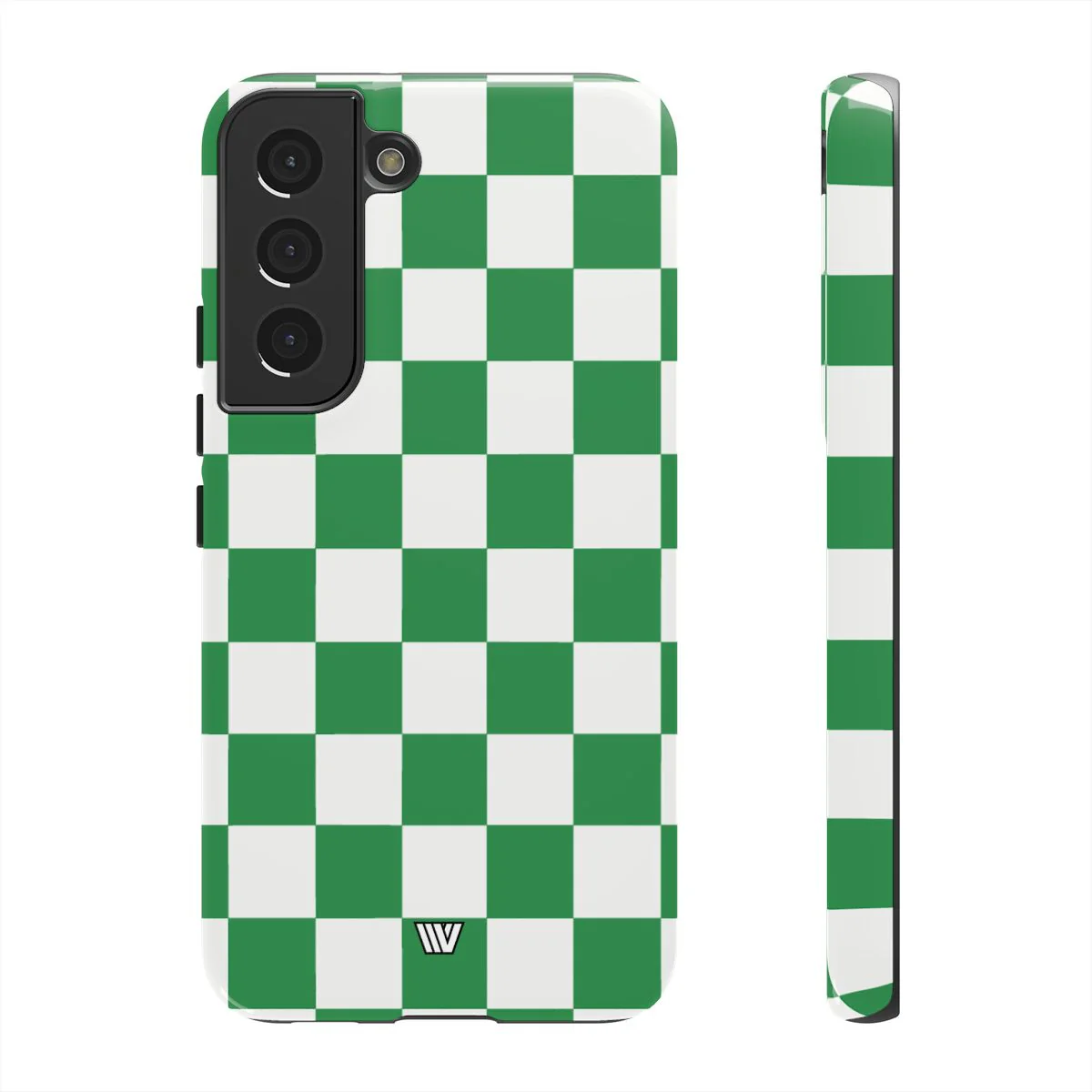 GREEN WHITE CHECKERBOARD | Tough Phone Case - Image 56