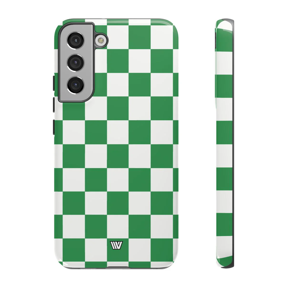 GREEN WHITE CHECKERBOARD | Tough Phone Case - Image 58