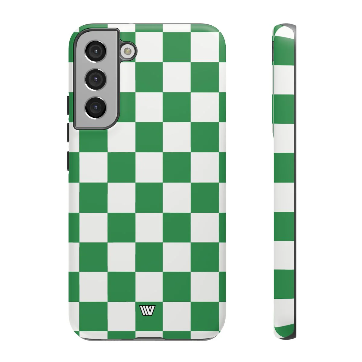 GREEN WHITE CHECKERBOARD | Tough Phone Case - Image 59