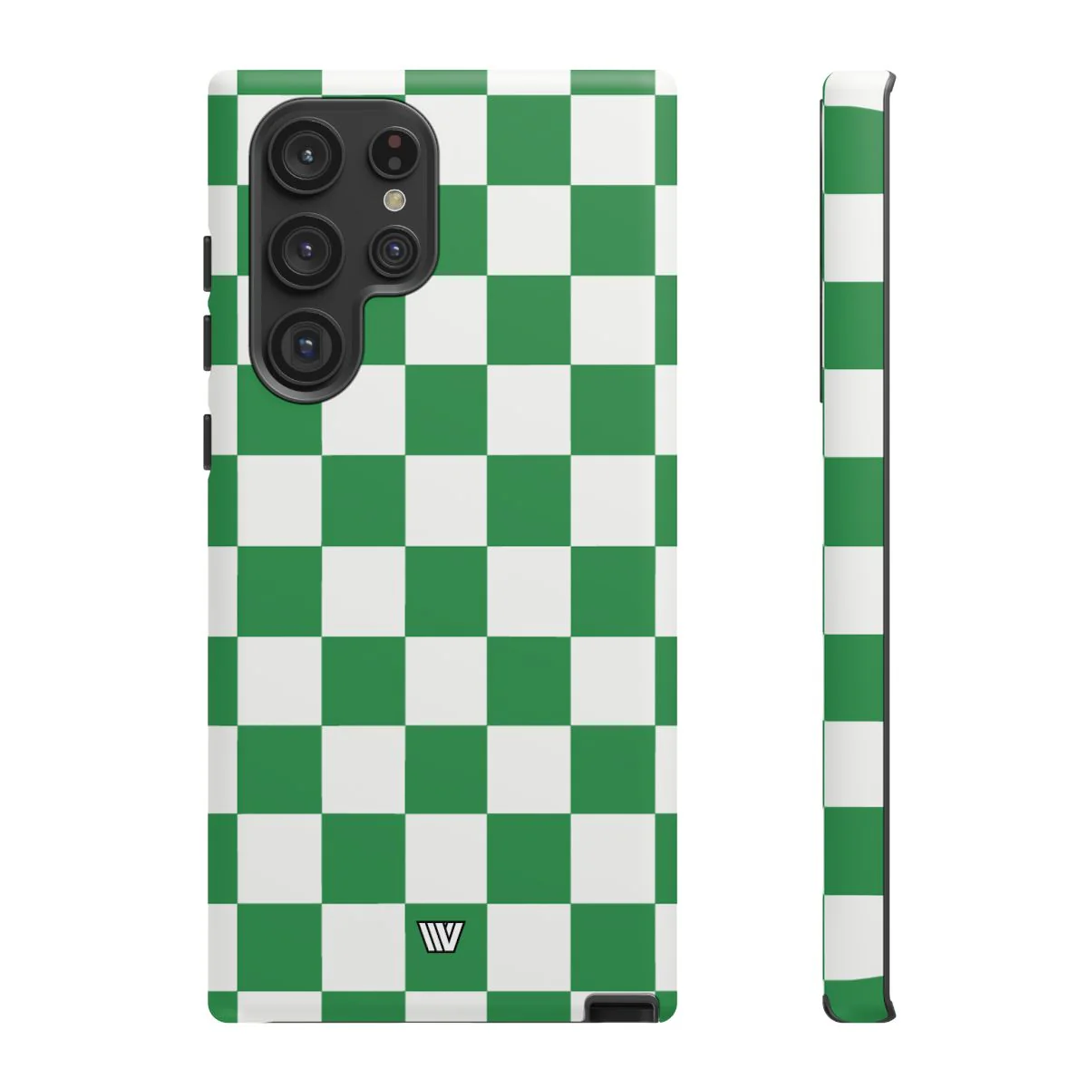 GREEN WHITE CHECKERBOARD | Tough Phone Case - Image 61