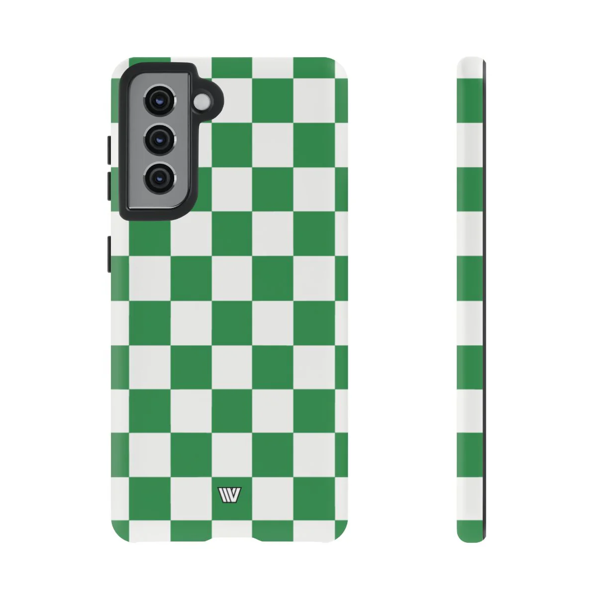 GREEN WHITE CHECKERBOARD | Tough Phone Case - Image 63