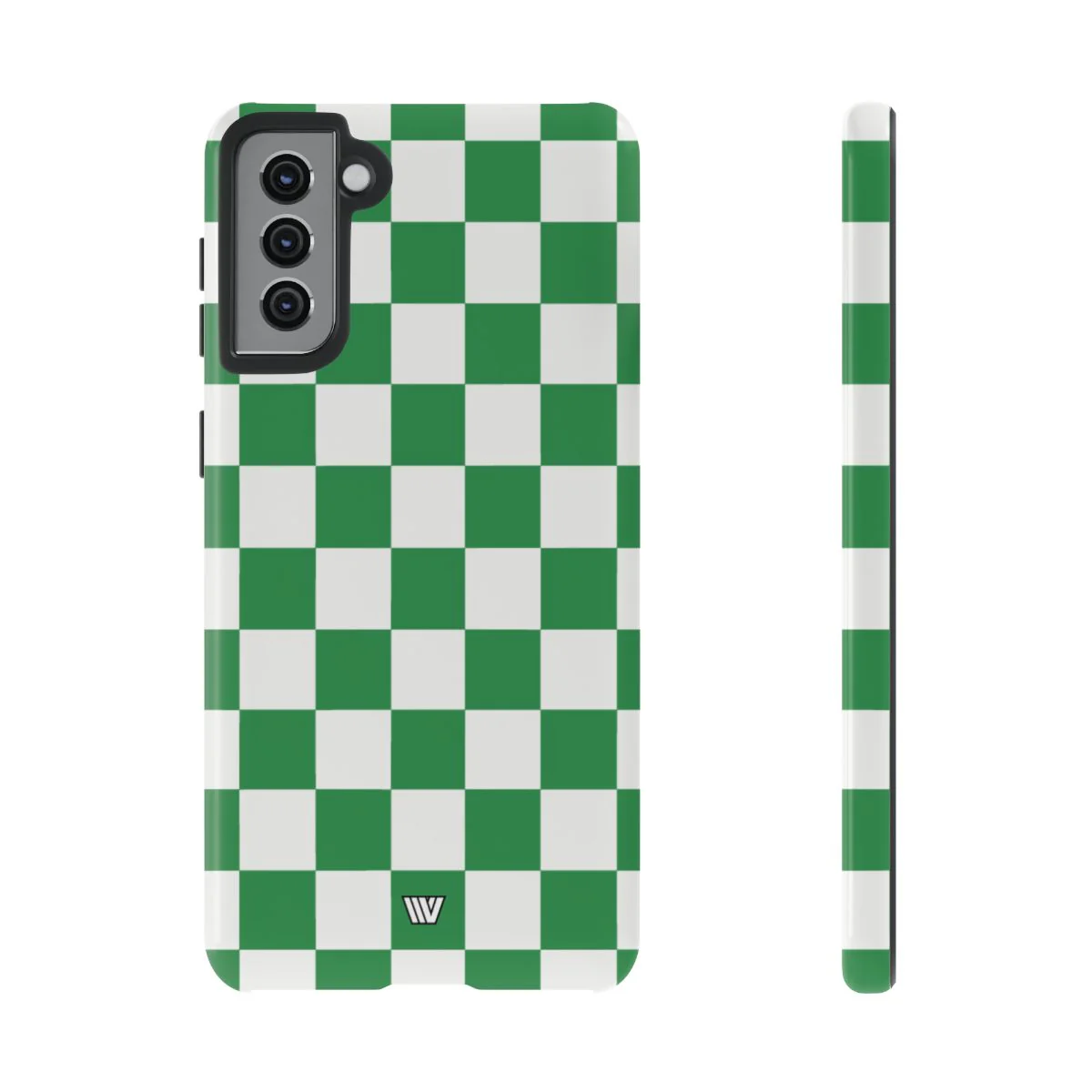 GREEN WHITE CHECKERBOARD | Tough Phone Case - Image 64