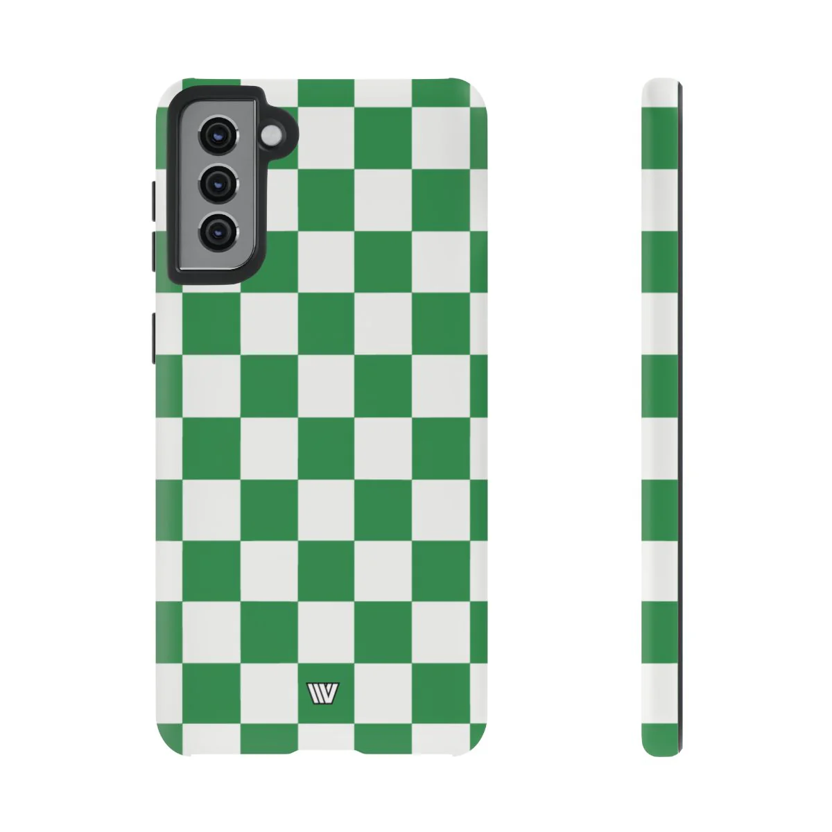 GREEN WHITE CHECKERBOARD | Tough Phone Case - Image 65