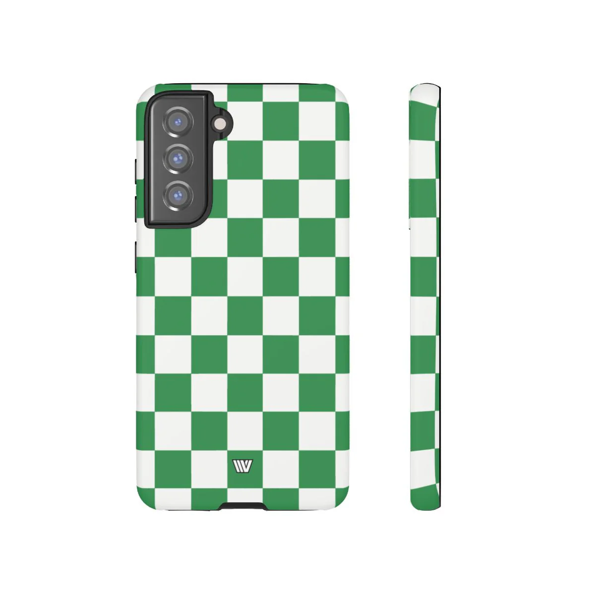 GREEN WHITE CHECKERBOARD | Tough Phone Case - Image 69