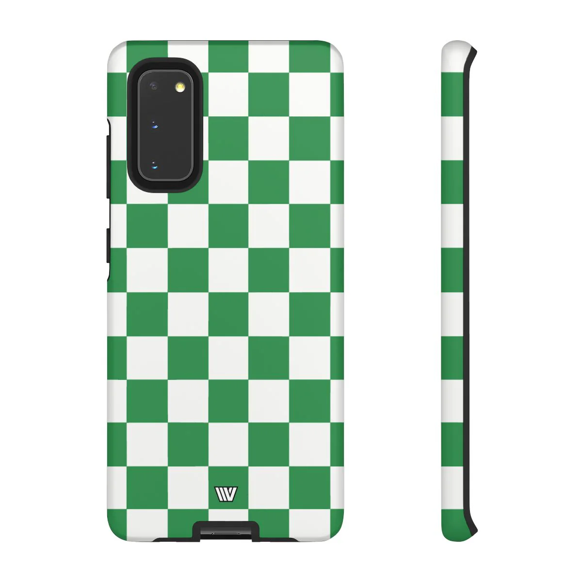 GREEN WHITE CHECKERBOARD | Tough Phone Case - Image 71