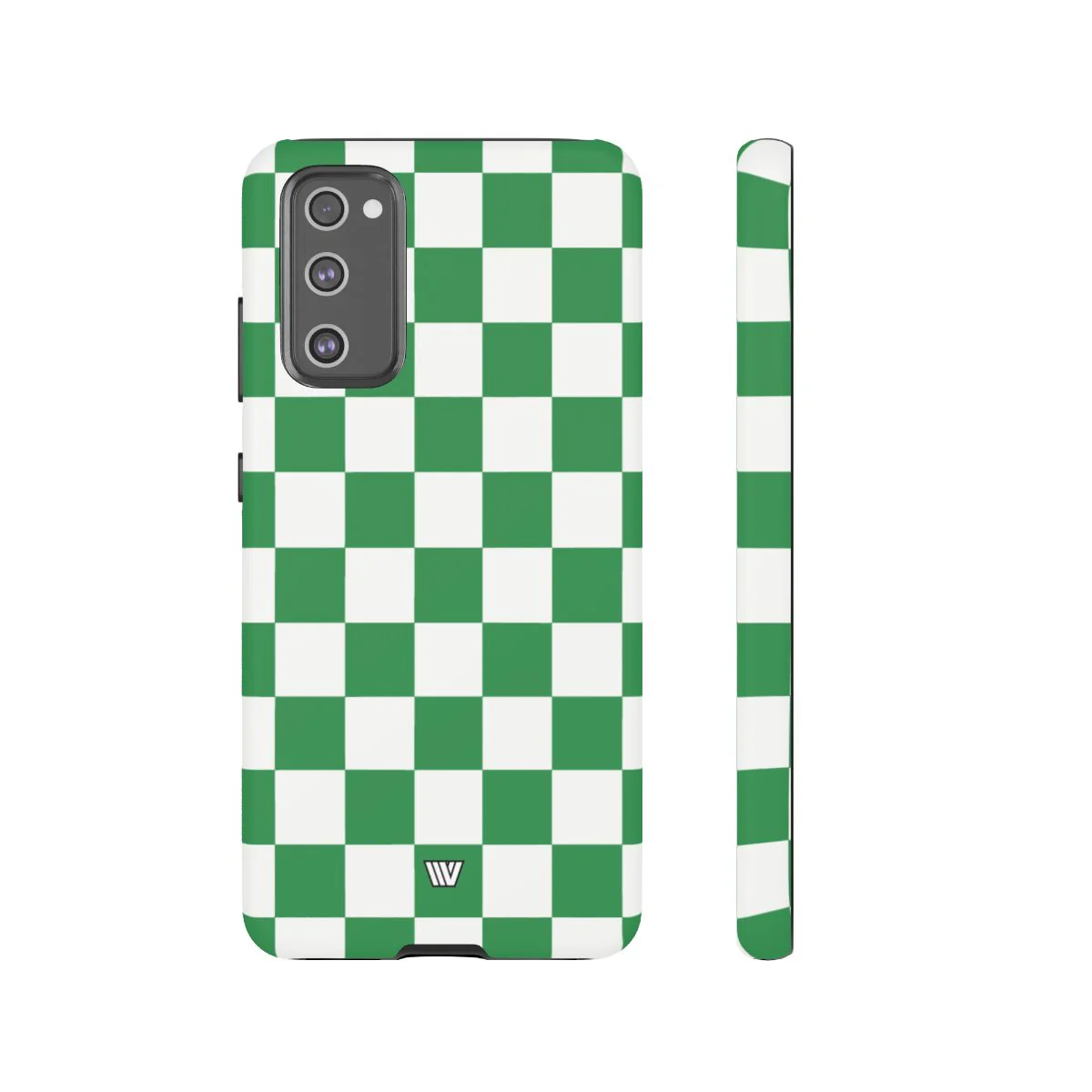 GREEN WHITE CHECKERBOARD | Tough Phone Case - Image 77