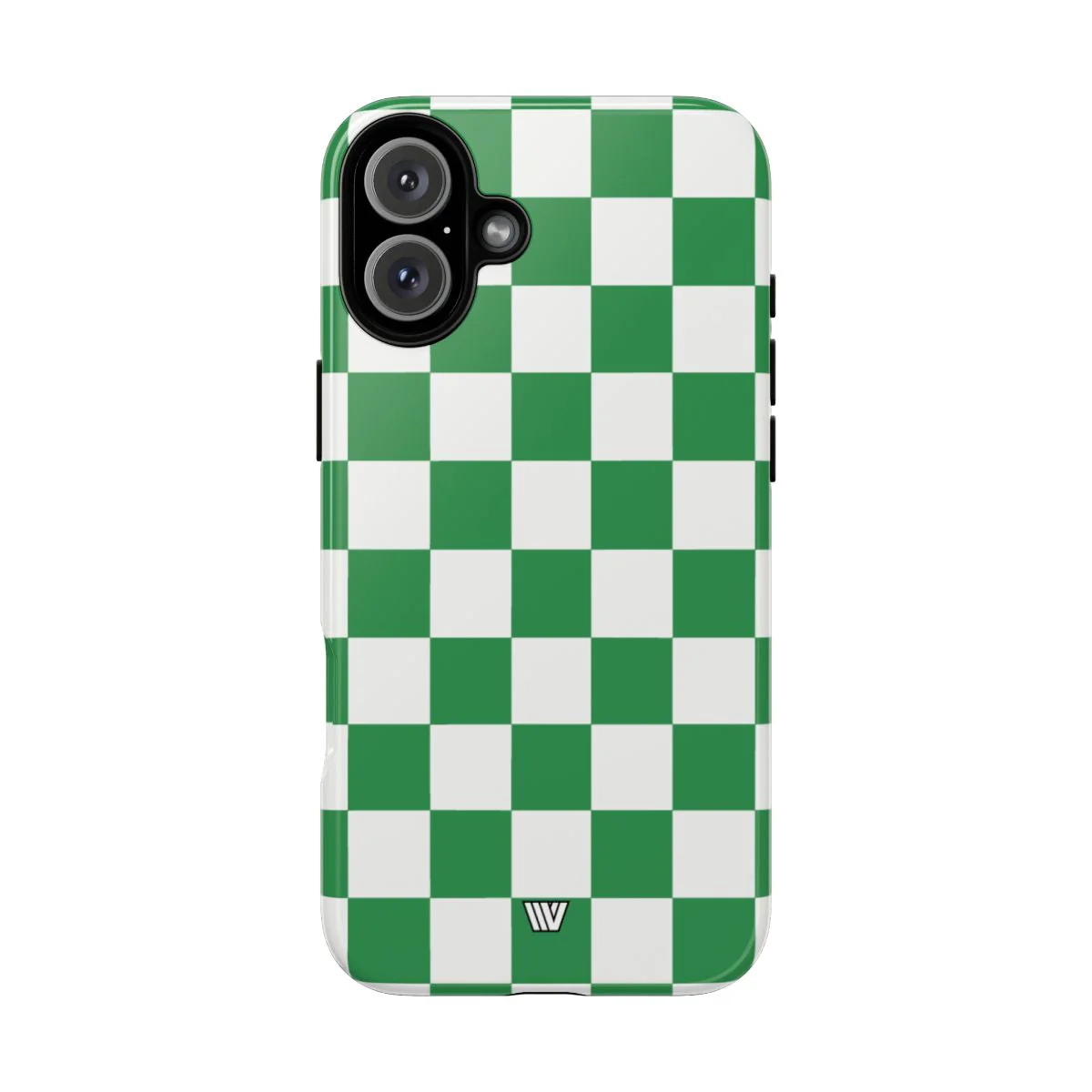 GREEN WHITE CHECKERBOARD | Tough Phone Case - Image 78