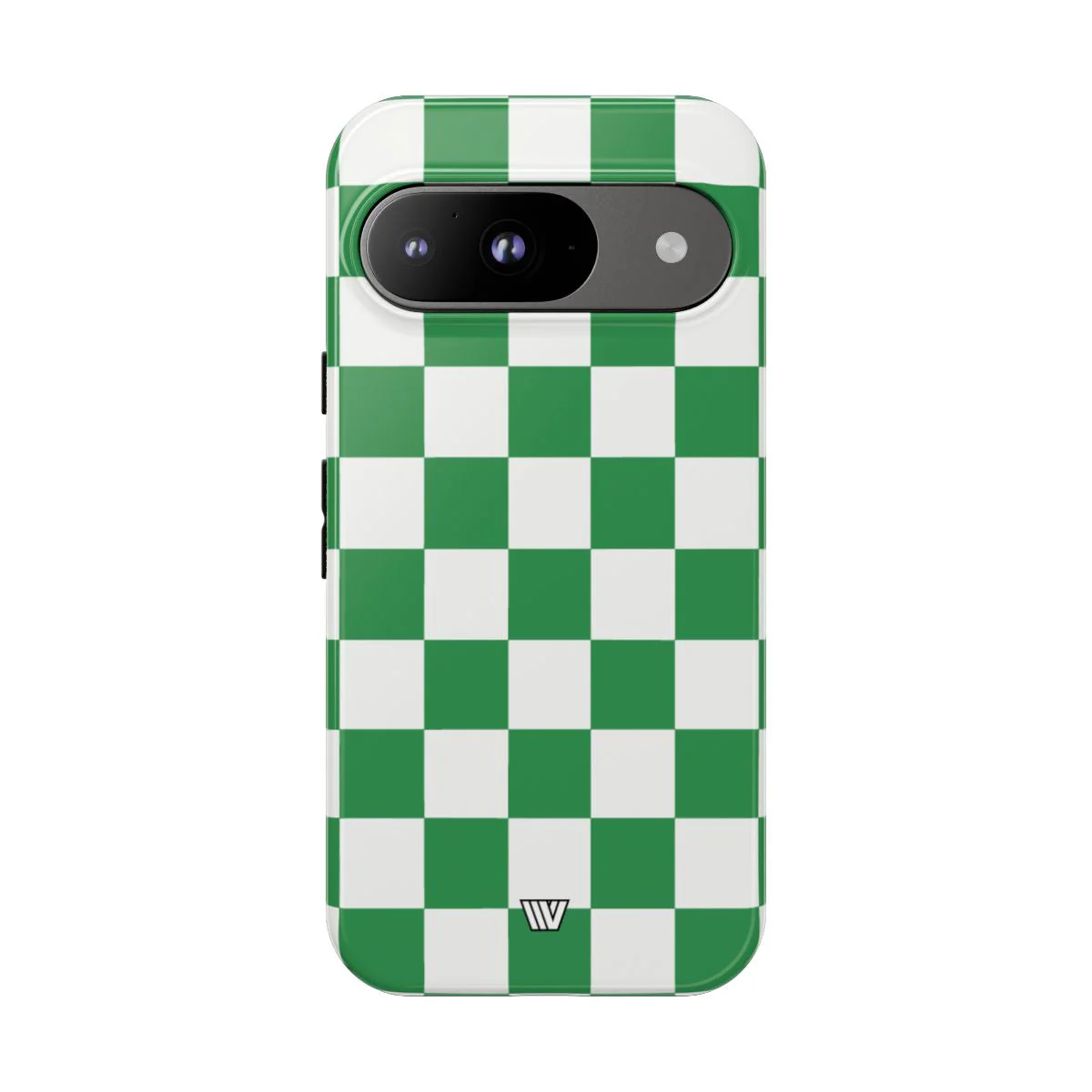 GREEN WHITE CHECKERBOARD | Tough Phone Case - Image 84