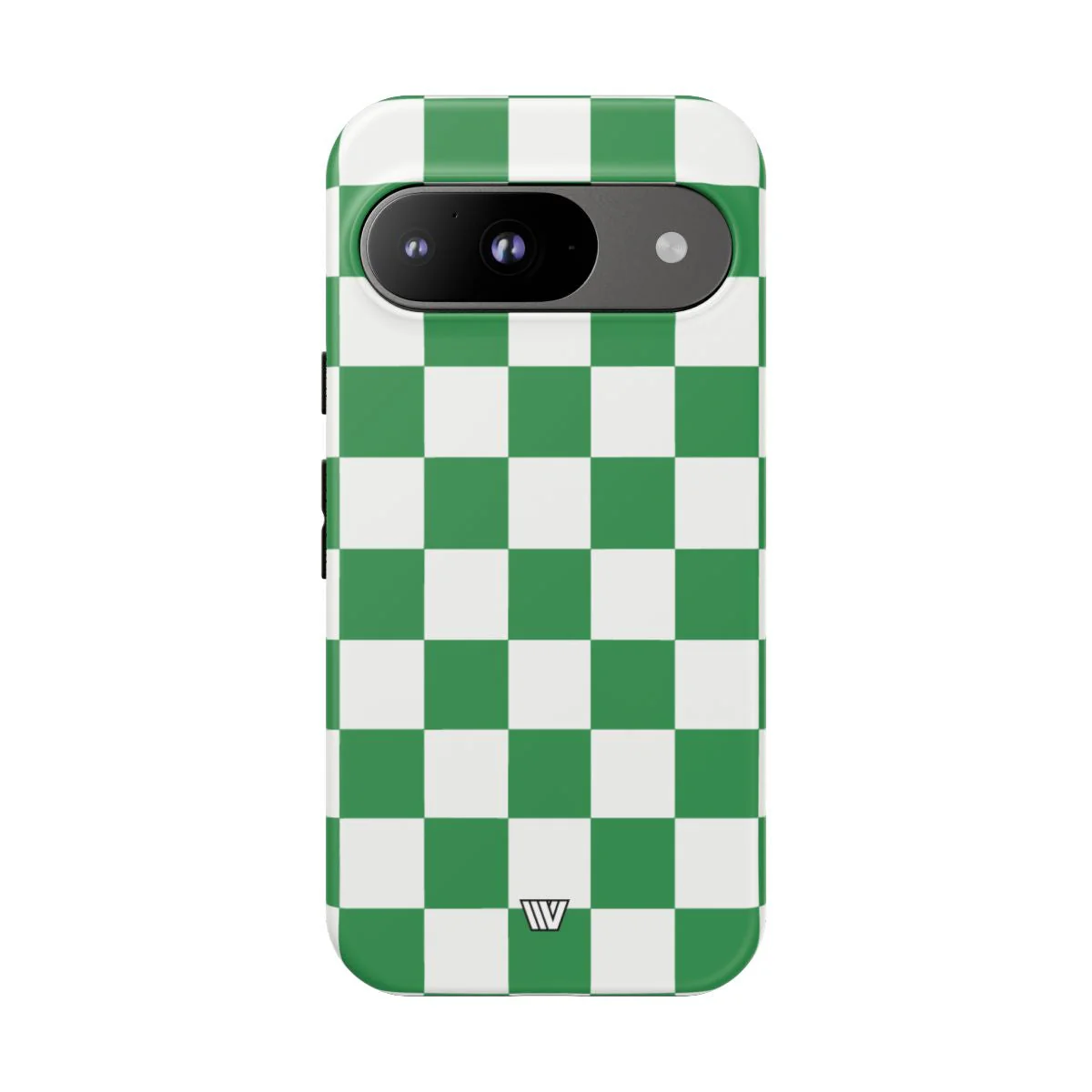 GREEN WHITE CHECKERBOARD | Tough Phone Case - Image 85