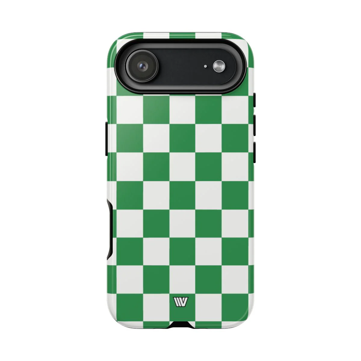 GREEN WHITE CHECKERBOARD | Tough Phone Case - Image 88
