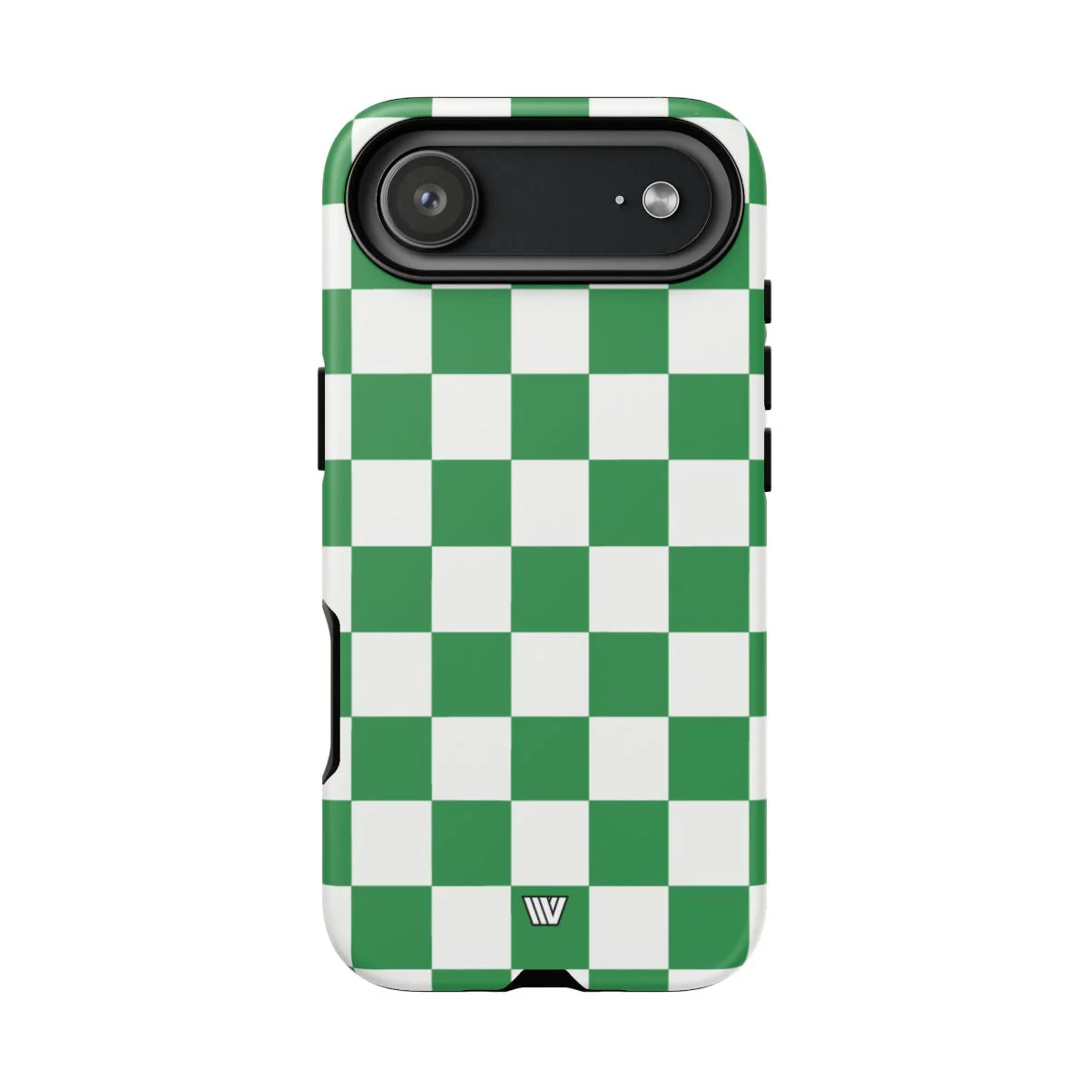 GREEN WHITE CHECKERBOARD | Tough Phone Case - Image 89