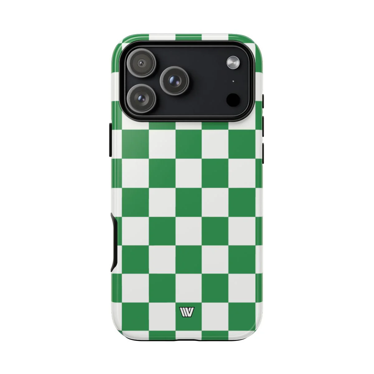 GREEN WHITE CHECKERBOARD | Tough Phone Case - Image 92