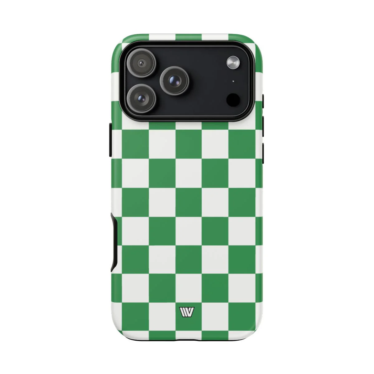 GREEN WHITE CHECKERBOARD | Tough Phone Case - Image 93