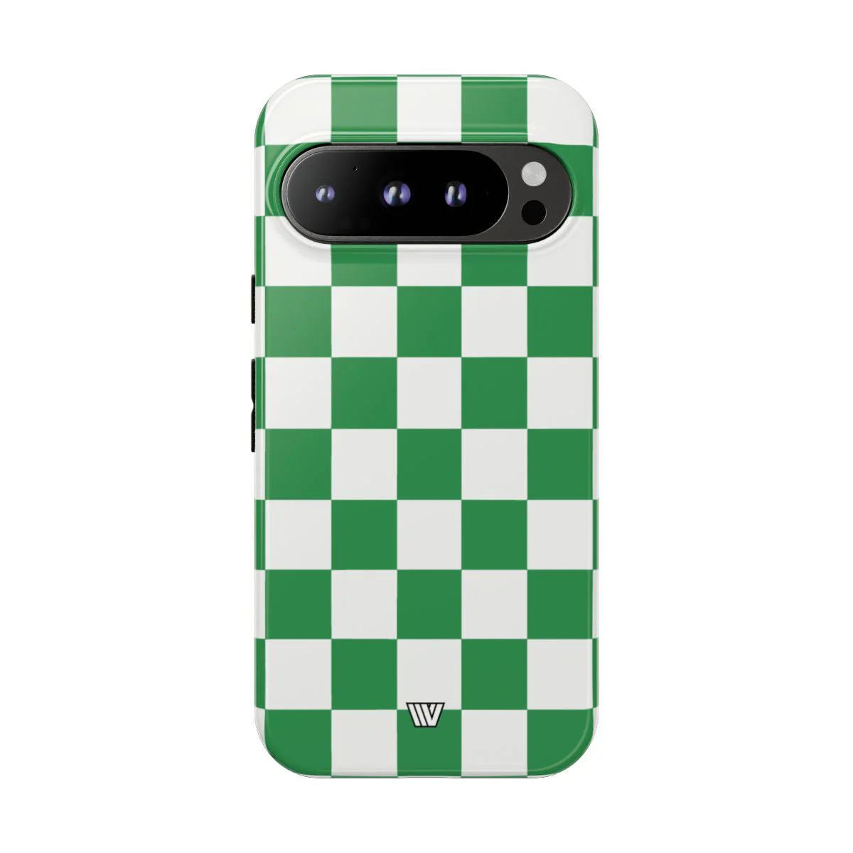 GREEN WHITE CHECKERBOARD | Tough Phone Case - Image 94