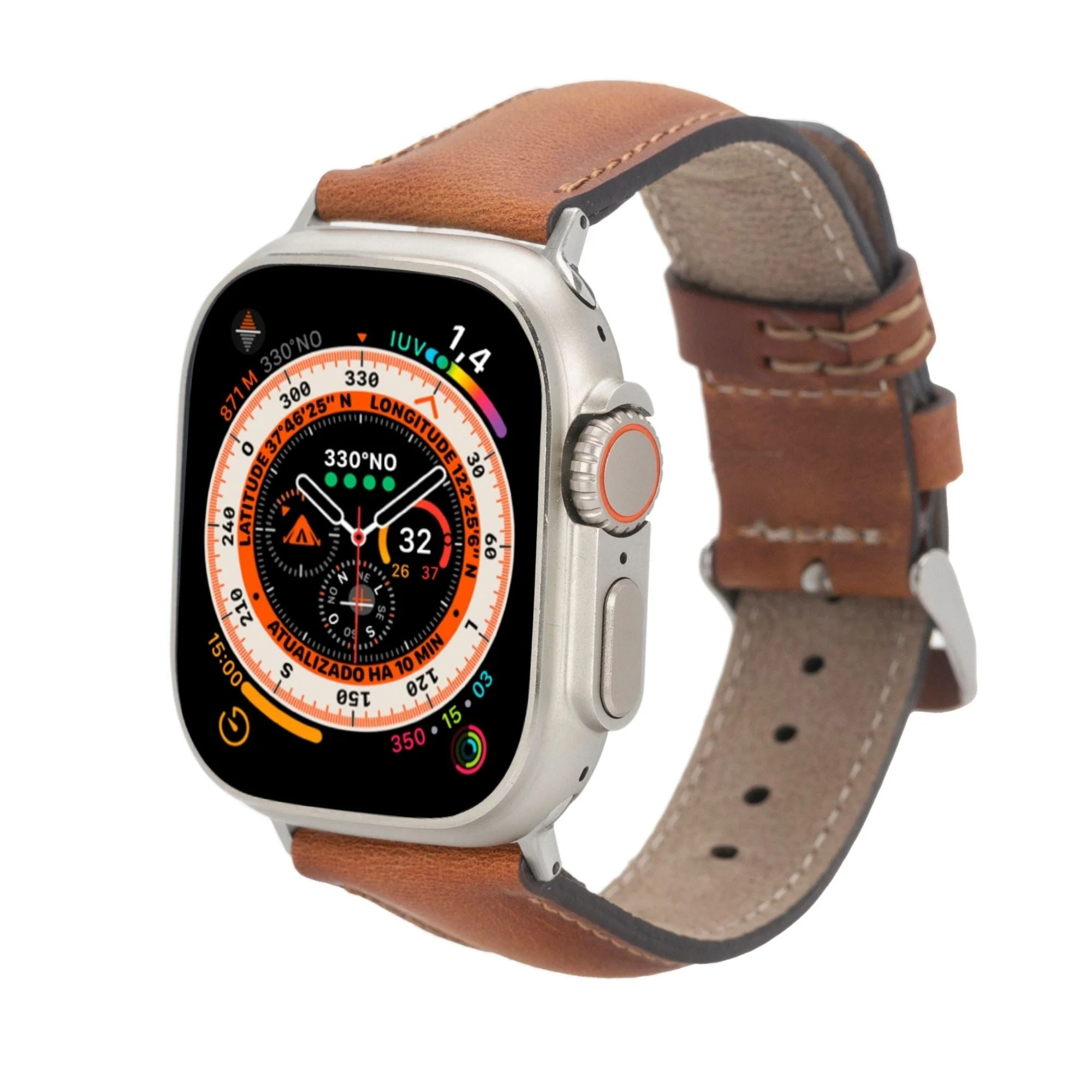 Guernsey Leather Bands for Apple Watch 9, Ultra 2 & SE - Image 20