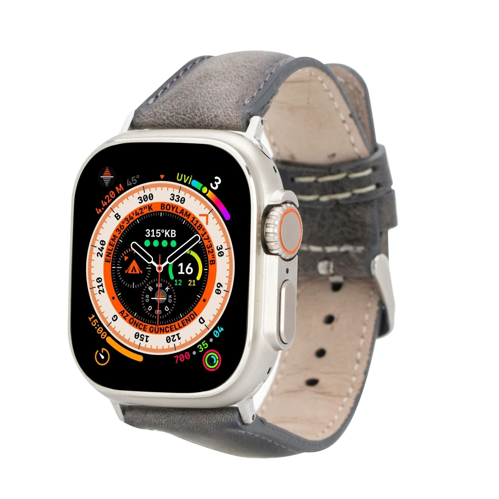 Guernsey Leather Bands for Apple Watch 9, Ultra 2 & SE - Image 25
