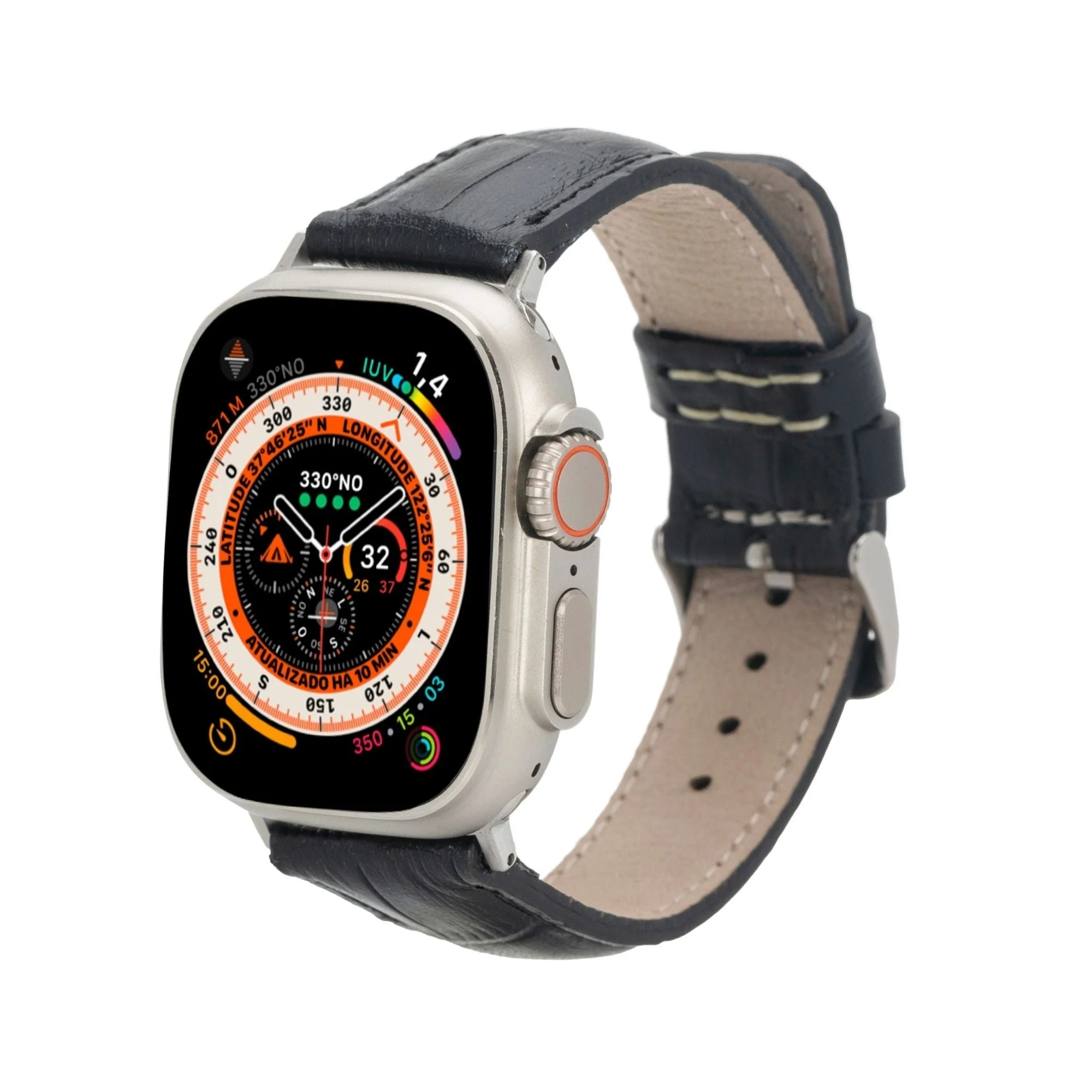 Guernsey Leather Bands for Apple Watch 9, Ultra 2 & SE - Image 30
