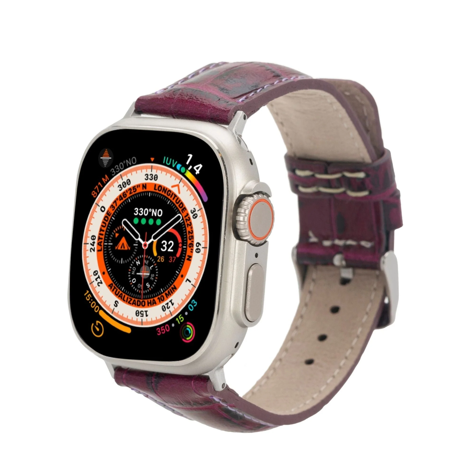 Guernsey Leather Bands for Apple Watch 9, Ultra 2 & SE - Image 35