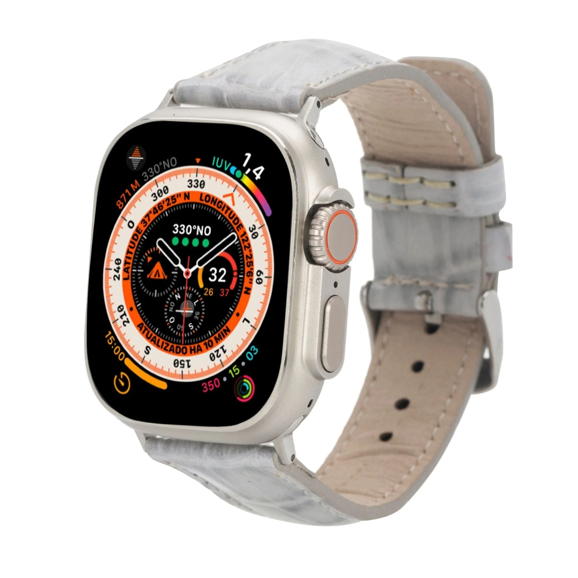 Guernsey Leather Bands for Apple Watch 9, Ultra 2 & SE - Image 40