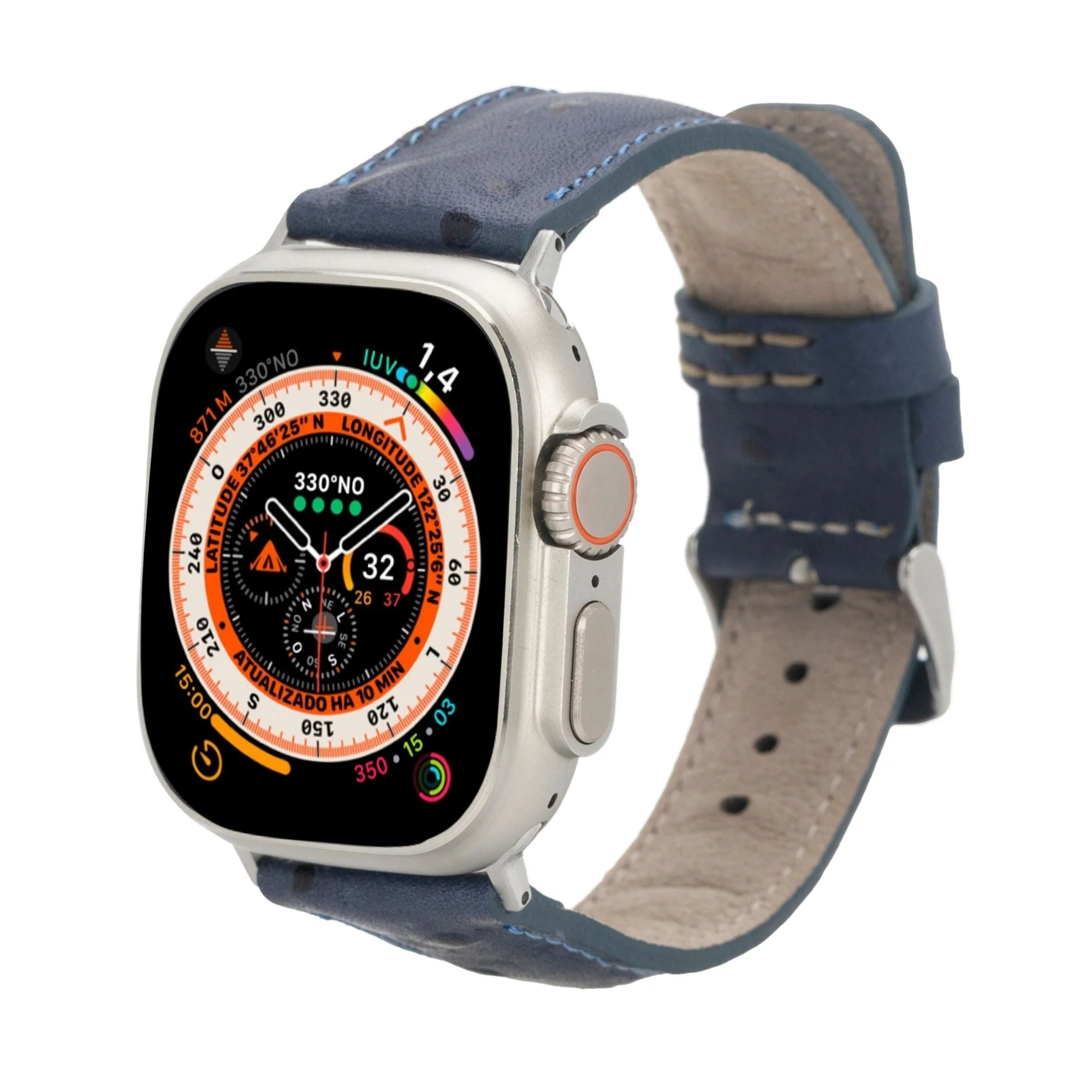 Guernsey Leather Bands for Apple Watch 9, Ultra 2 & SE - Image 6