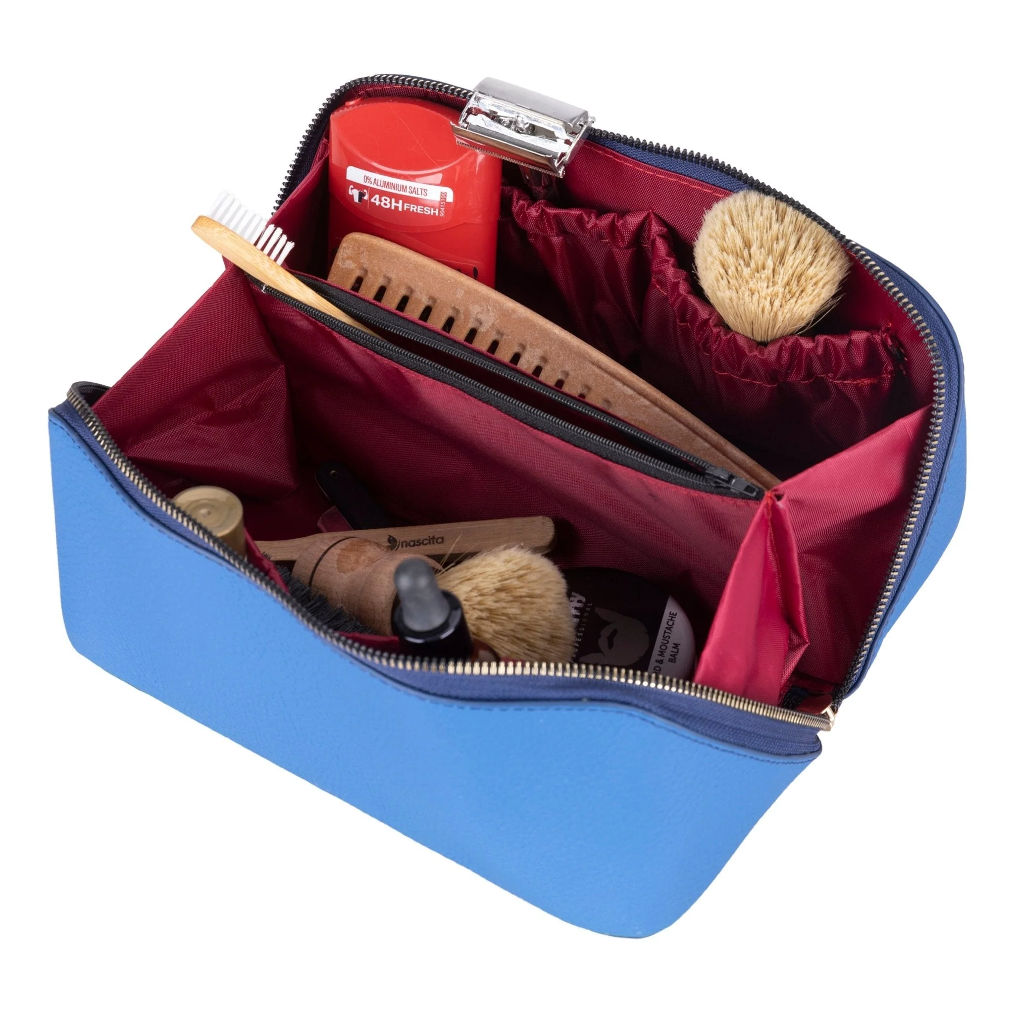 Haines Leather Cosmetic Bag – Stylish & Durable Makeup Bag for Travel - Image 10