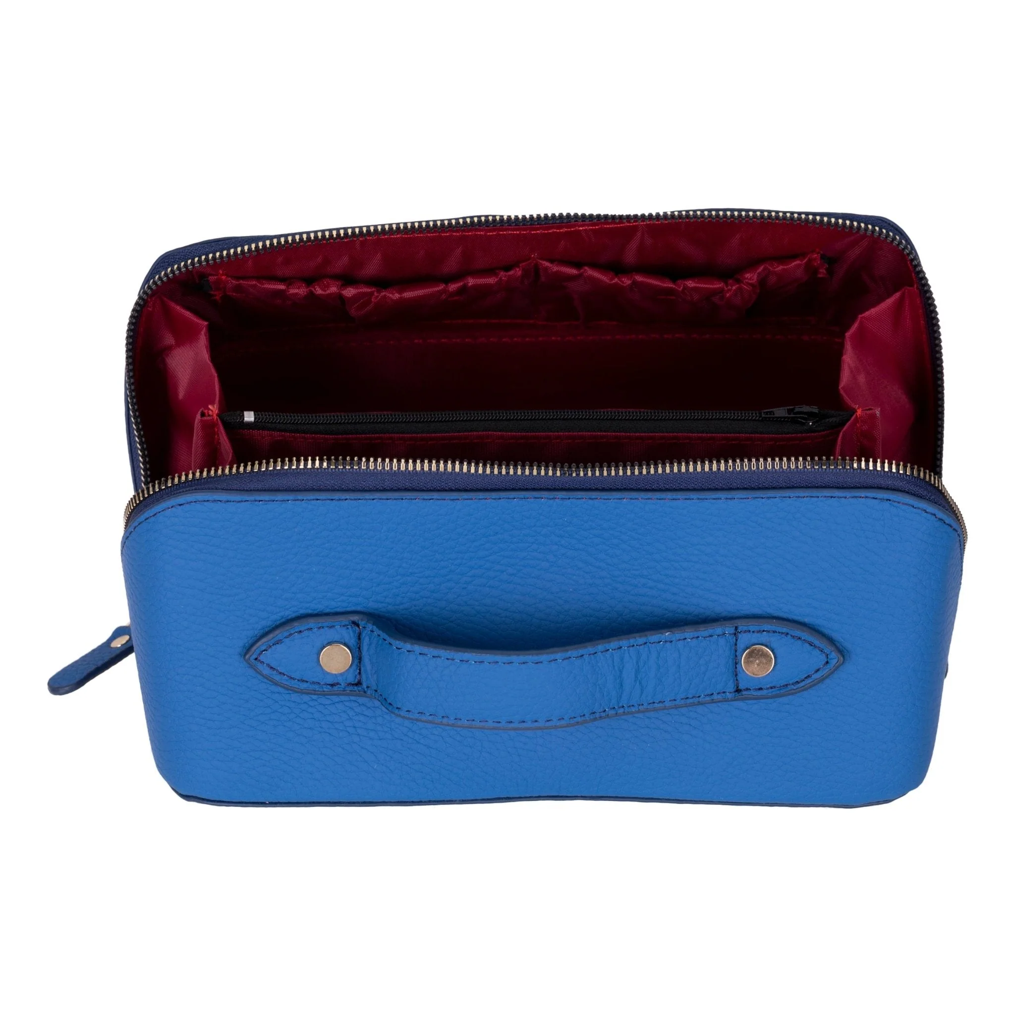 Haines Leather Cosmetic Bag – Stylish & Durable Makeup Bag for Travel - Image 12