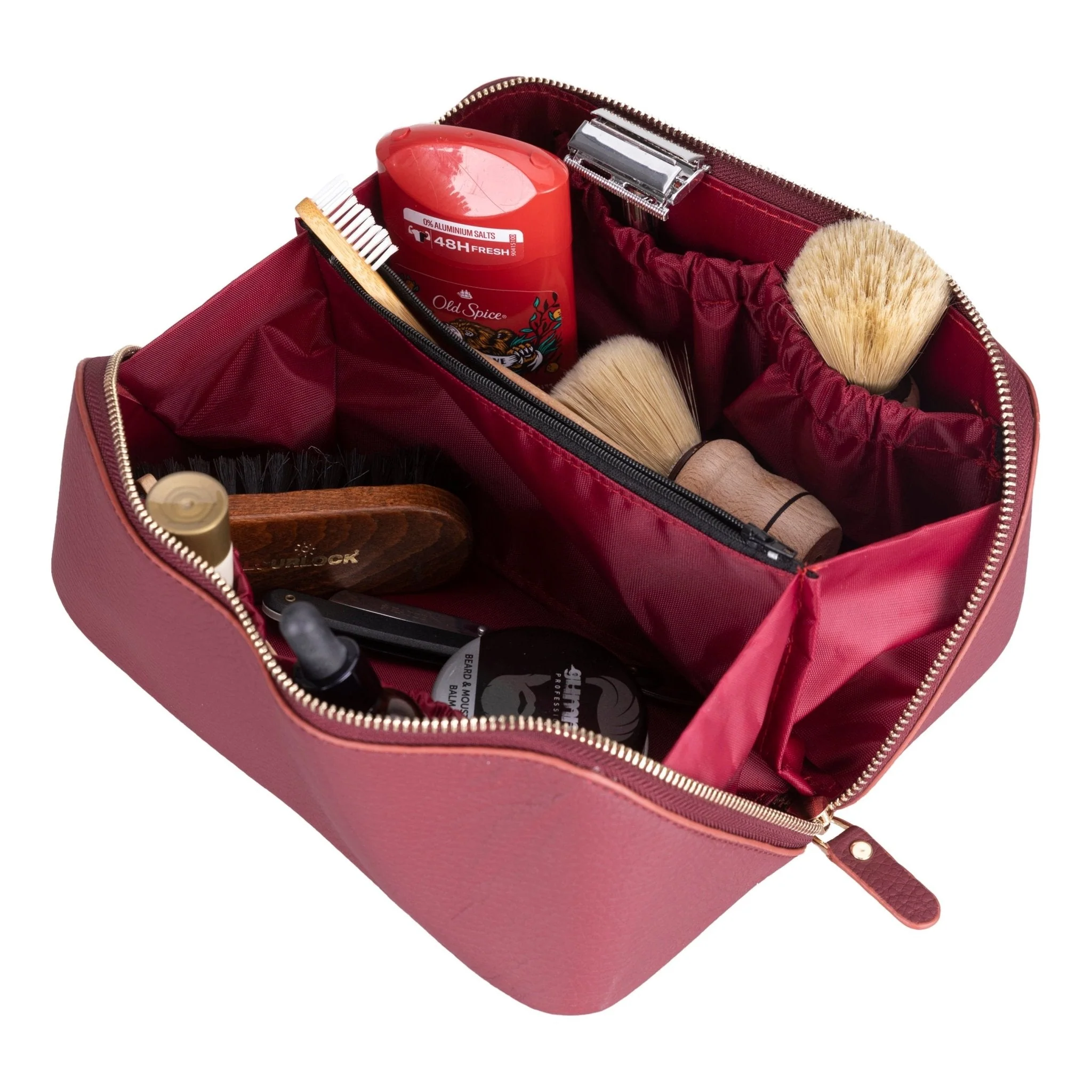 Haines Leather Cosmetic Bag – Stylish & Durable Makeup Bag for Travel - Image 19