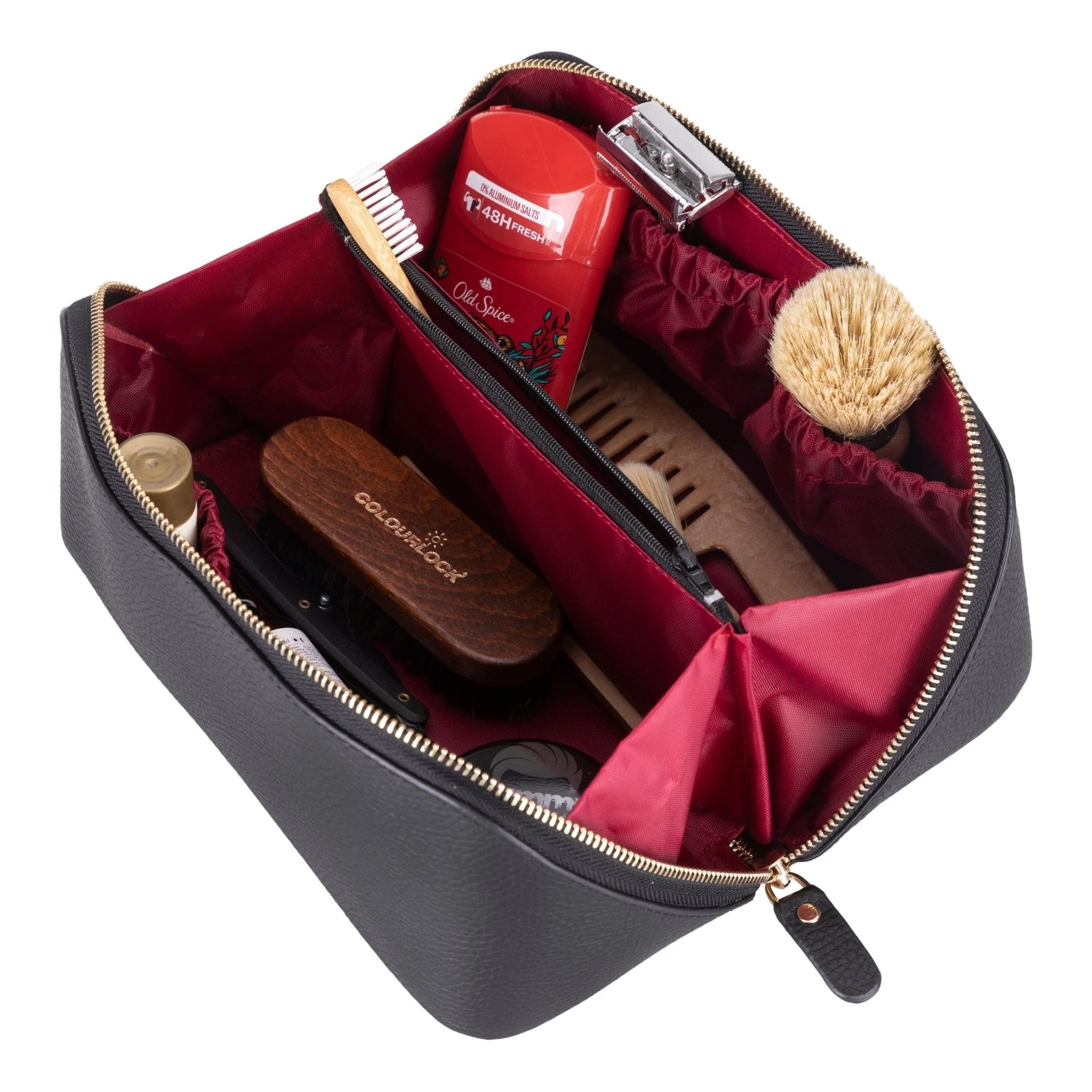 Haines Leather Cosmetic Bag – Stylish & Durable Makeup Bag for Travel - Image 2
