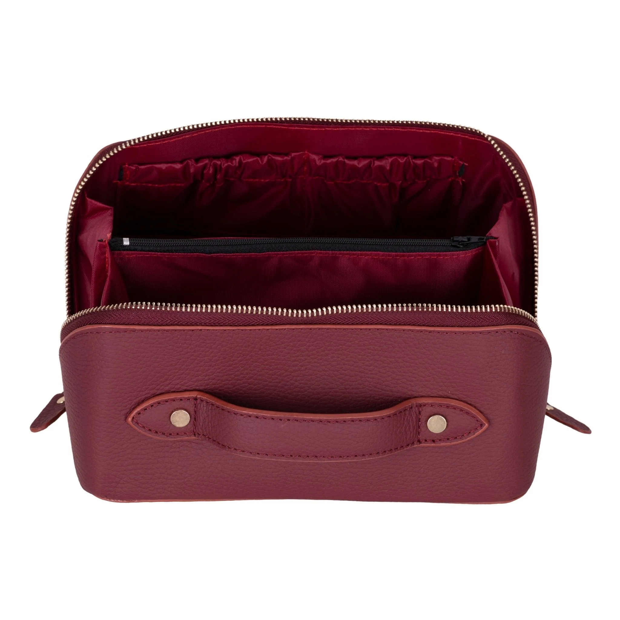 Haines Leather Cosmetic Bag – Stylish & Durable Makeup Bag for Travel - Image 20