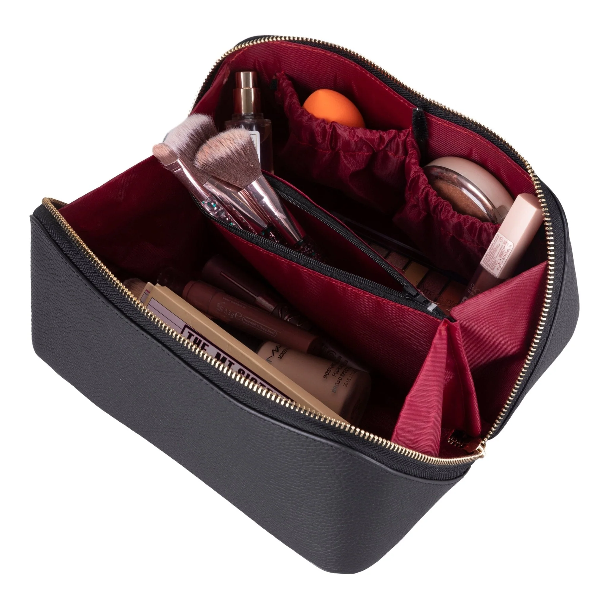 Haines Leather Cosmetic Bag – Stylish & Durable Makeup Bag for Travel - Image 3