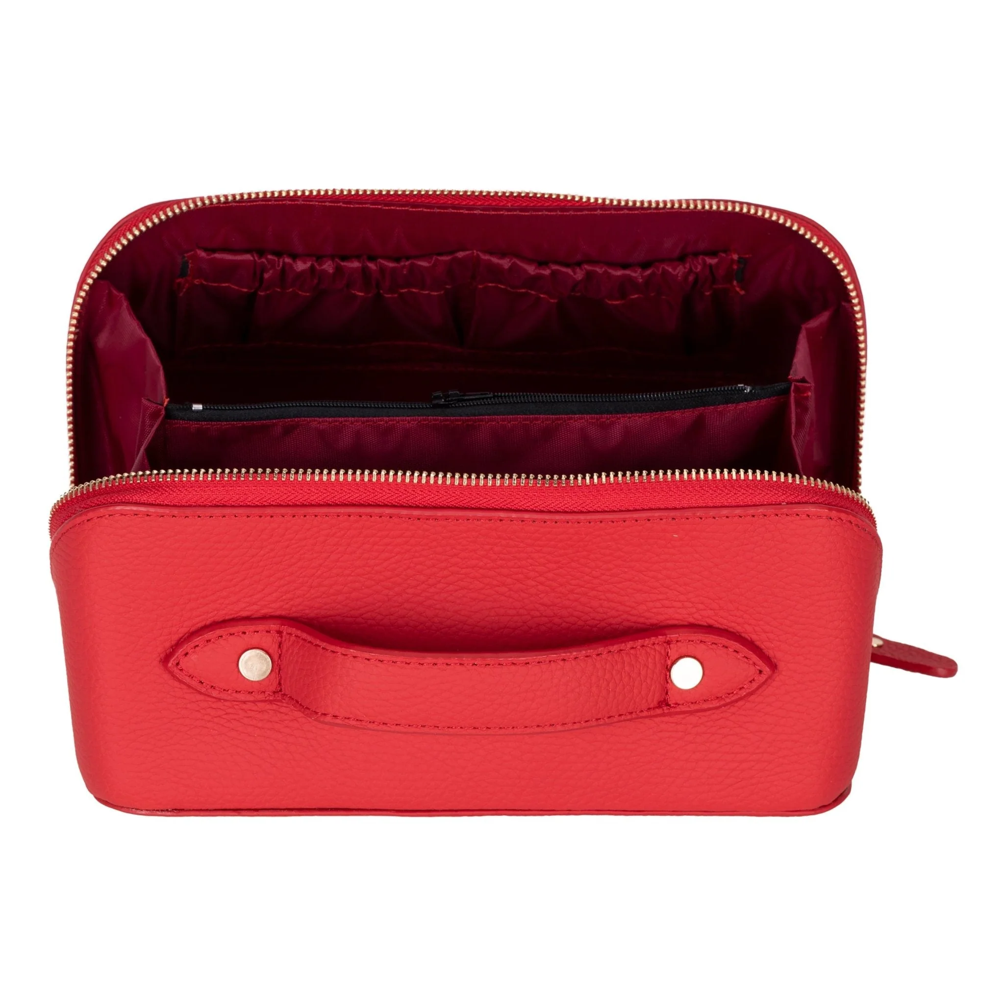 Haines Leather Cosmetic Bag – Stylish & Durable Makeup Bag for Travel - Image 36