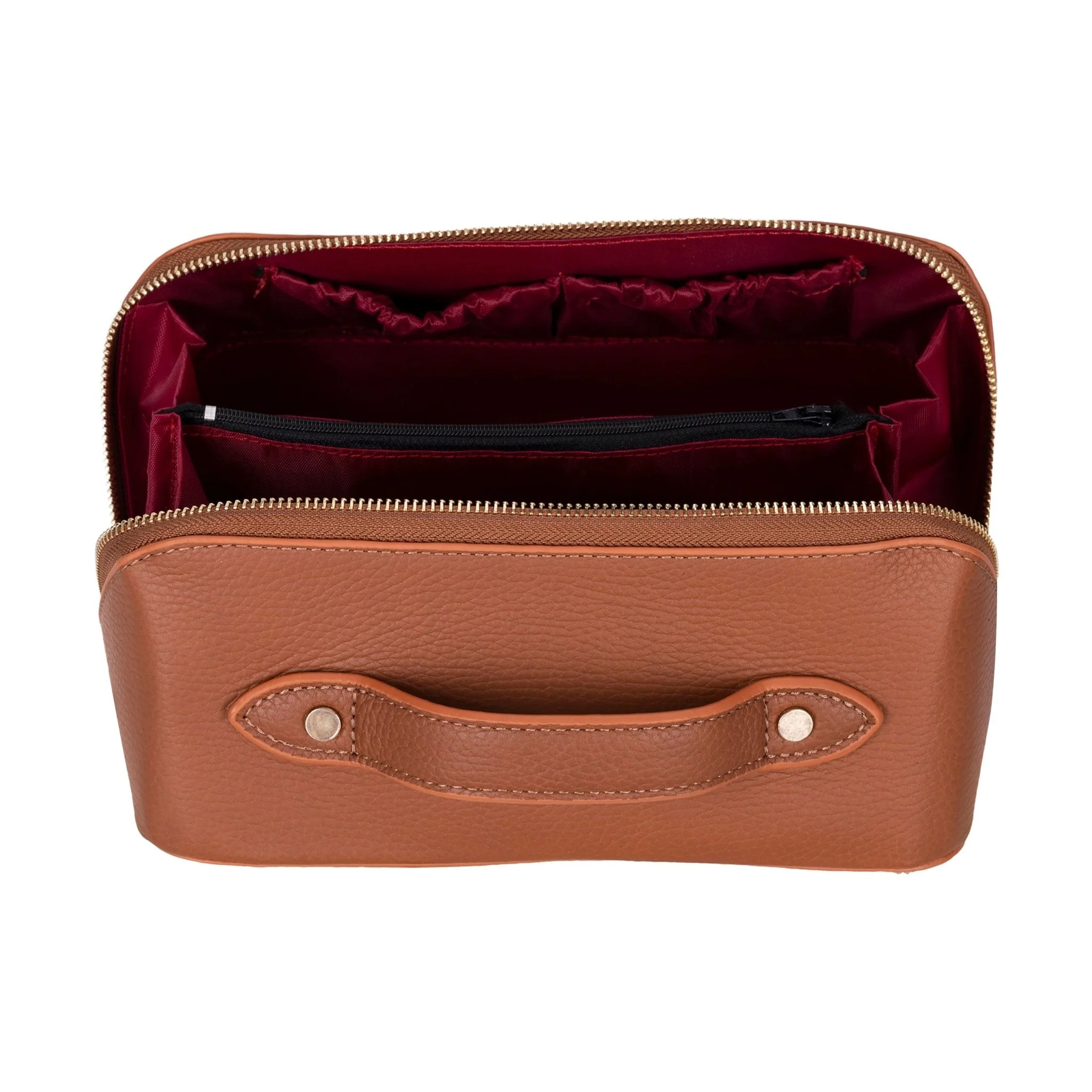 Haines Leather Cosmetic Bag – Stylish & Durable Makeup Bag for Travel - Image 68
