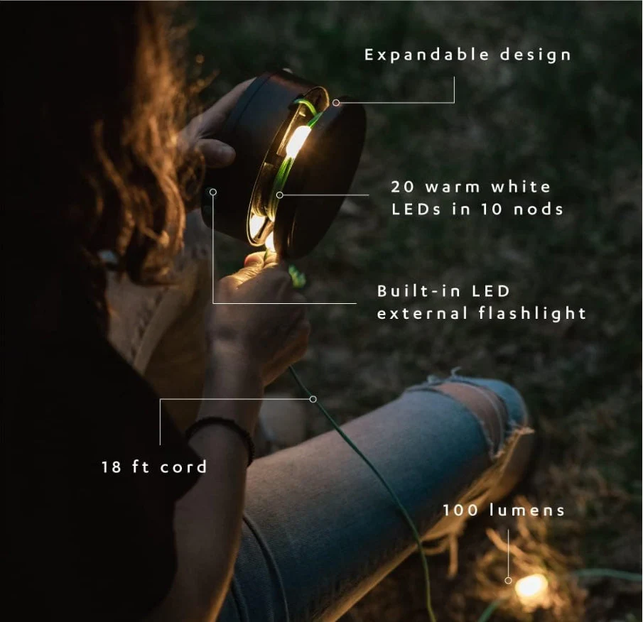 Hakol Luci Solar String Lights + Phone Charger - Image 4