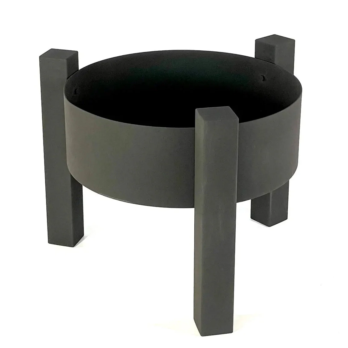 Heavy Duty Fire Pit Bowl with Modern Sturdy Steel Legs - Image 3