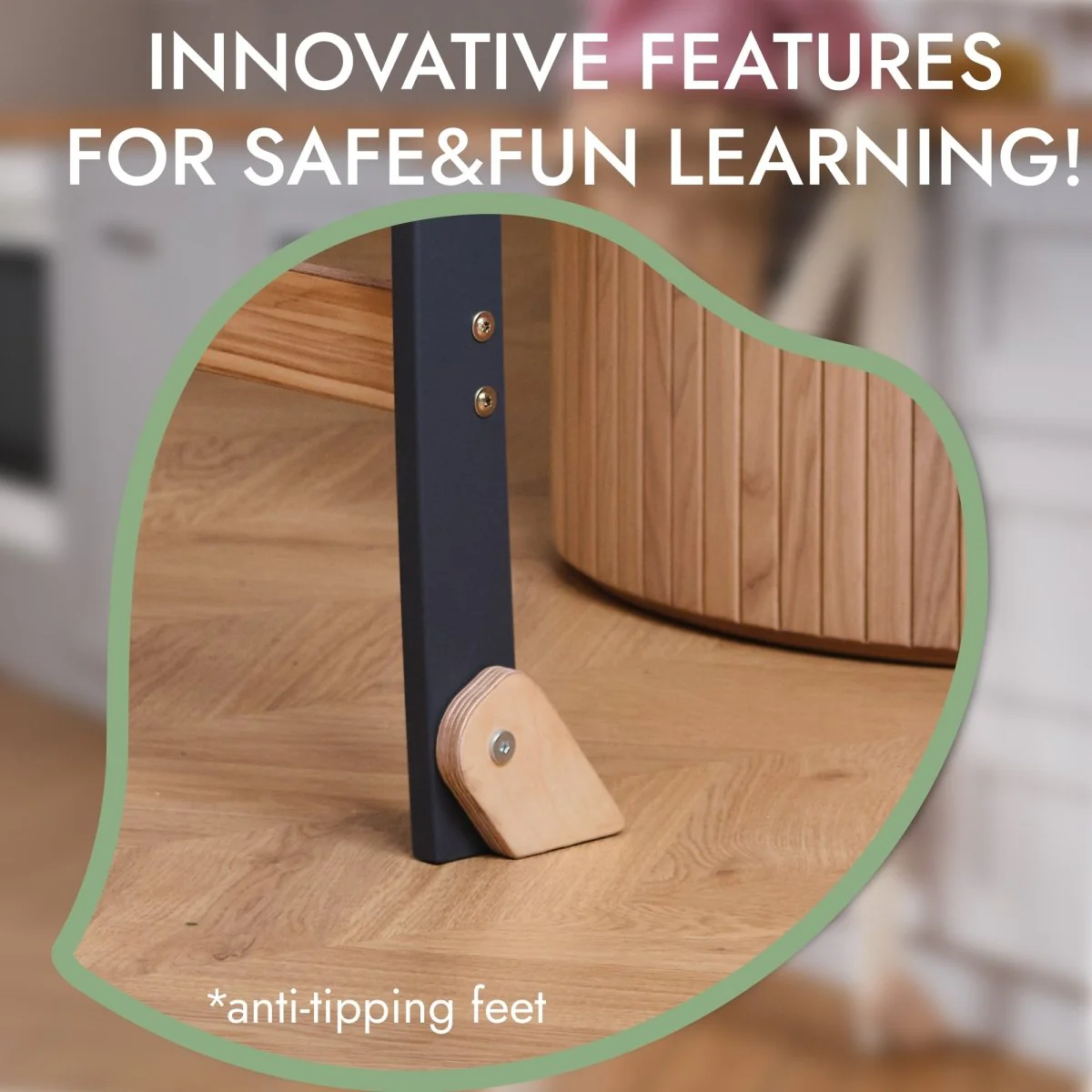 Helper Tower: A Multi-functional Foldable Step Stool for Kids - Image 6