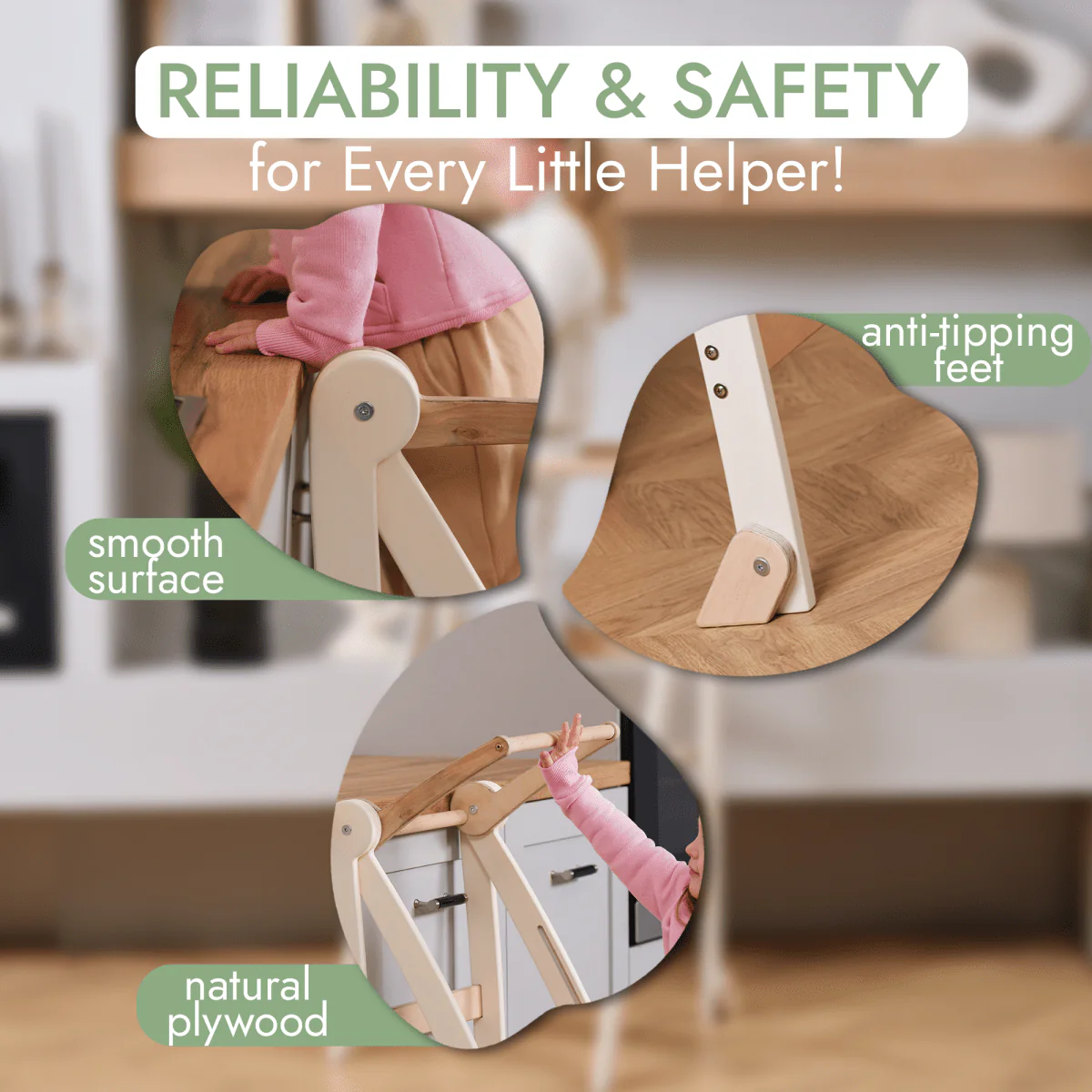 Helper Tower: A Multi-functional Foldable Step Stool for Kids - Image 8