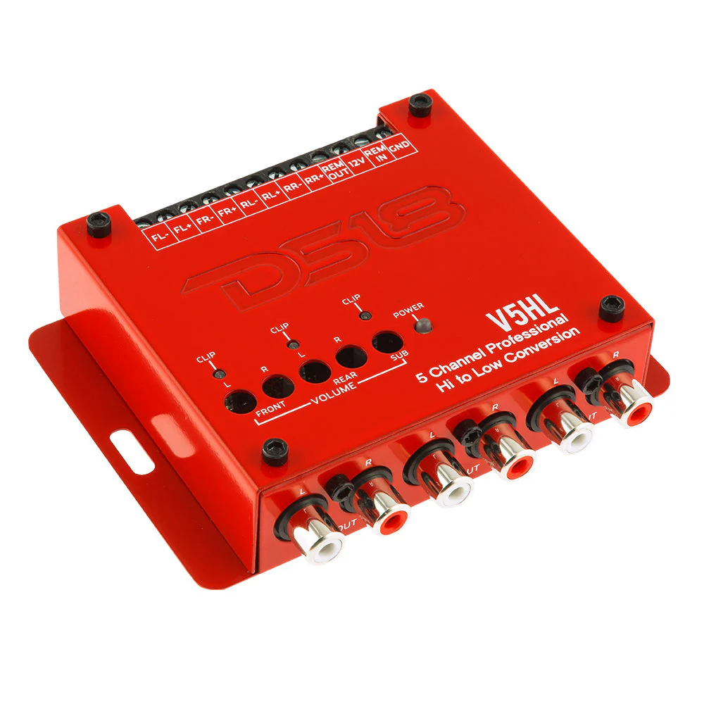 Hi/Lo Converter 5-Channel with 12 Volt Trigger Output (Remote out) - Image 2