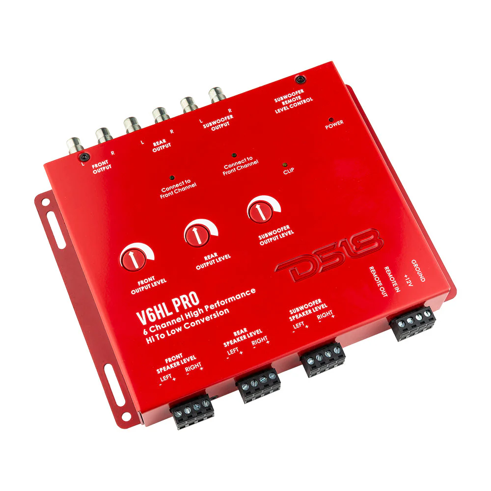 Hi/Lo Converter 6-Channel with 12 Volt Trigger Output (Remote out) - Image 2